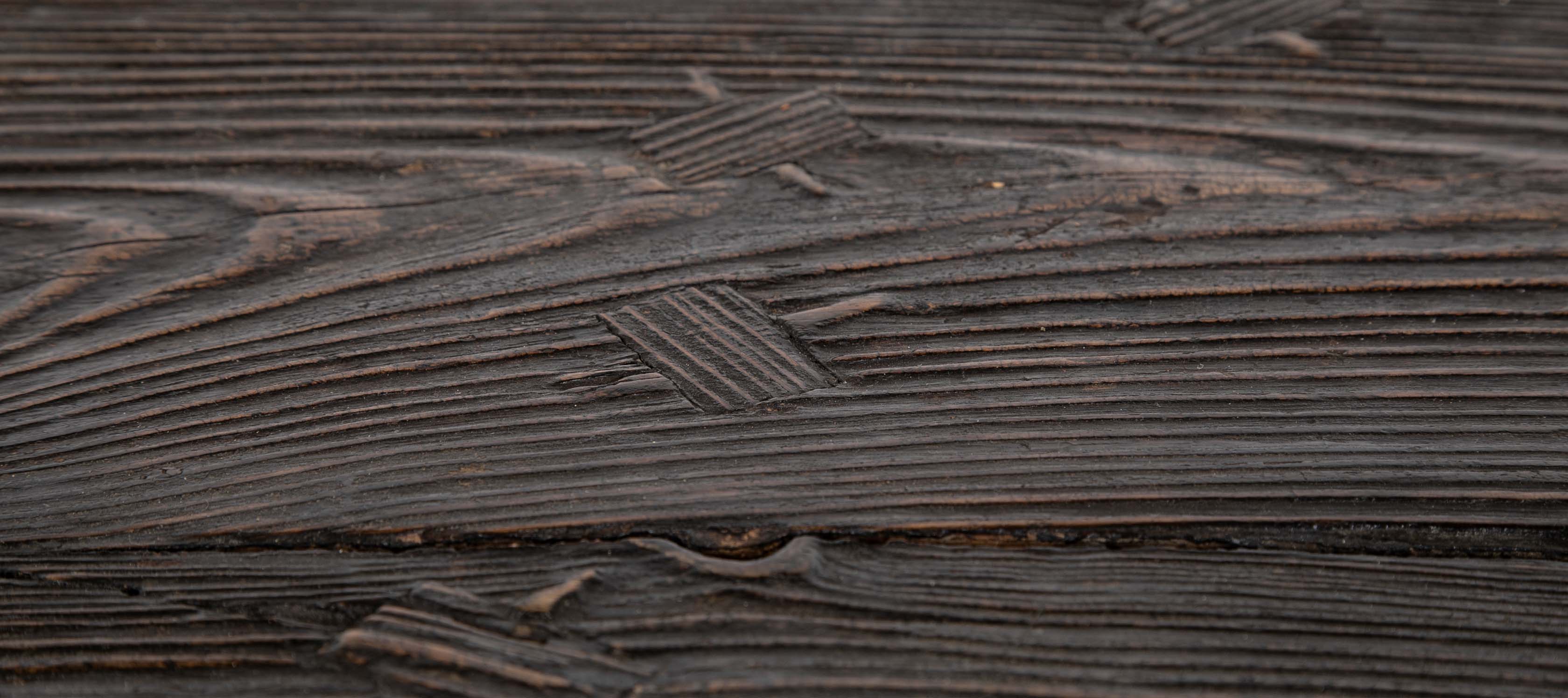 20th Century Japanese Low Table from Salvaged Ship Decking