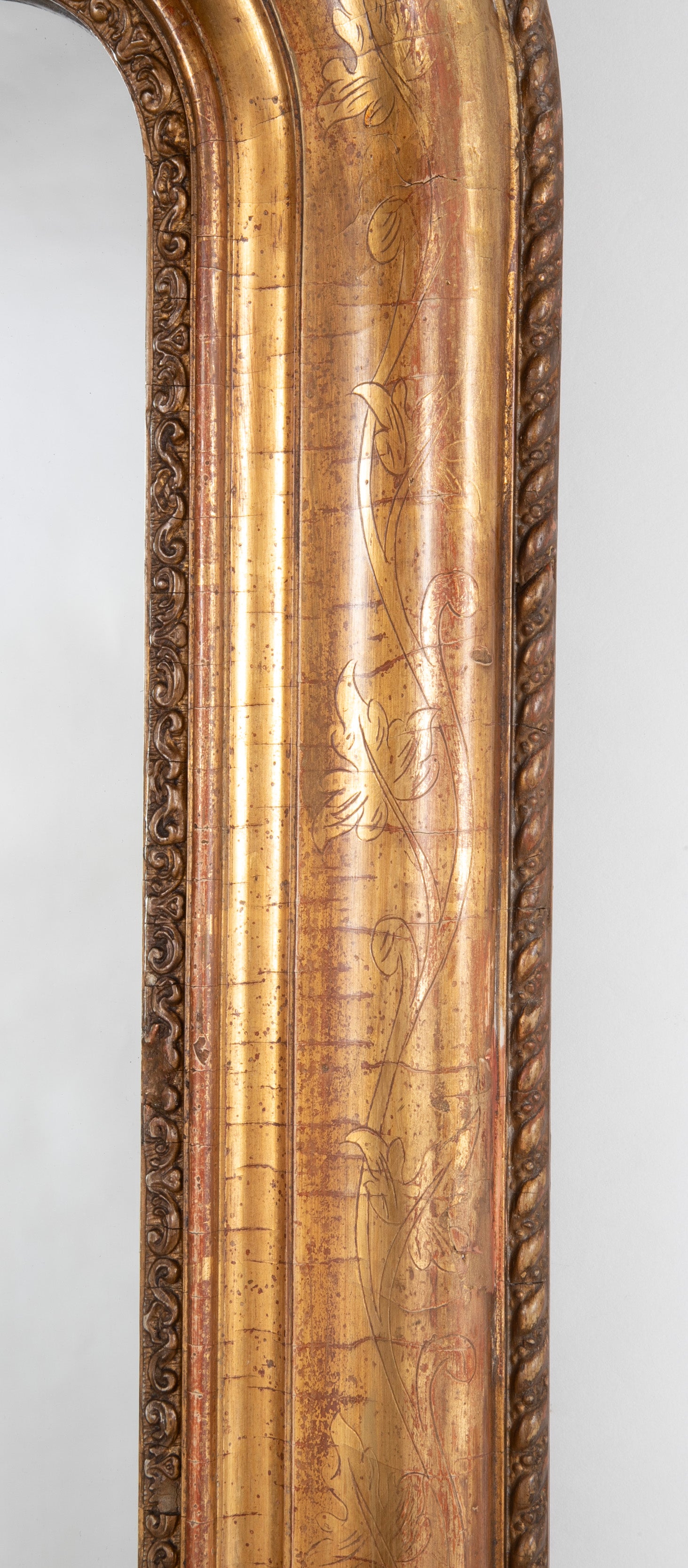 19th Century French Carved and Gilt Louis Philippe Mirror