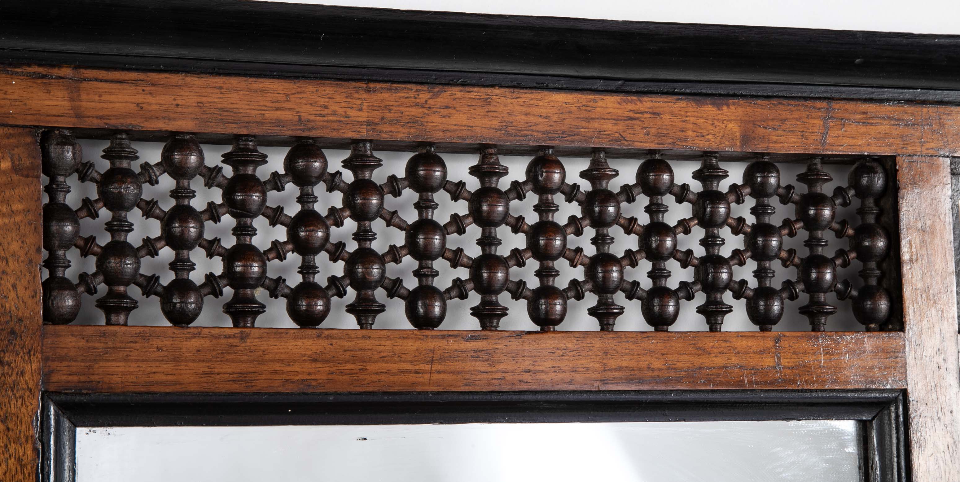 Mahogany & Mother-of-Pearl Framed Mirror for Liberty & Co Retail
