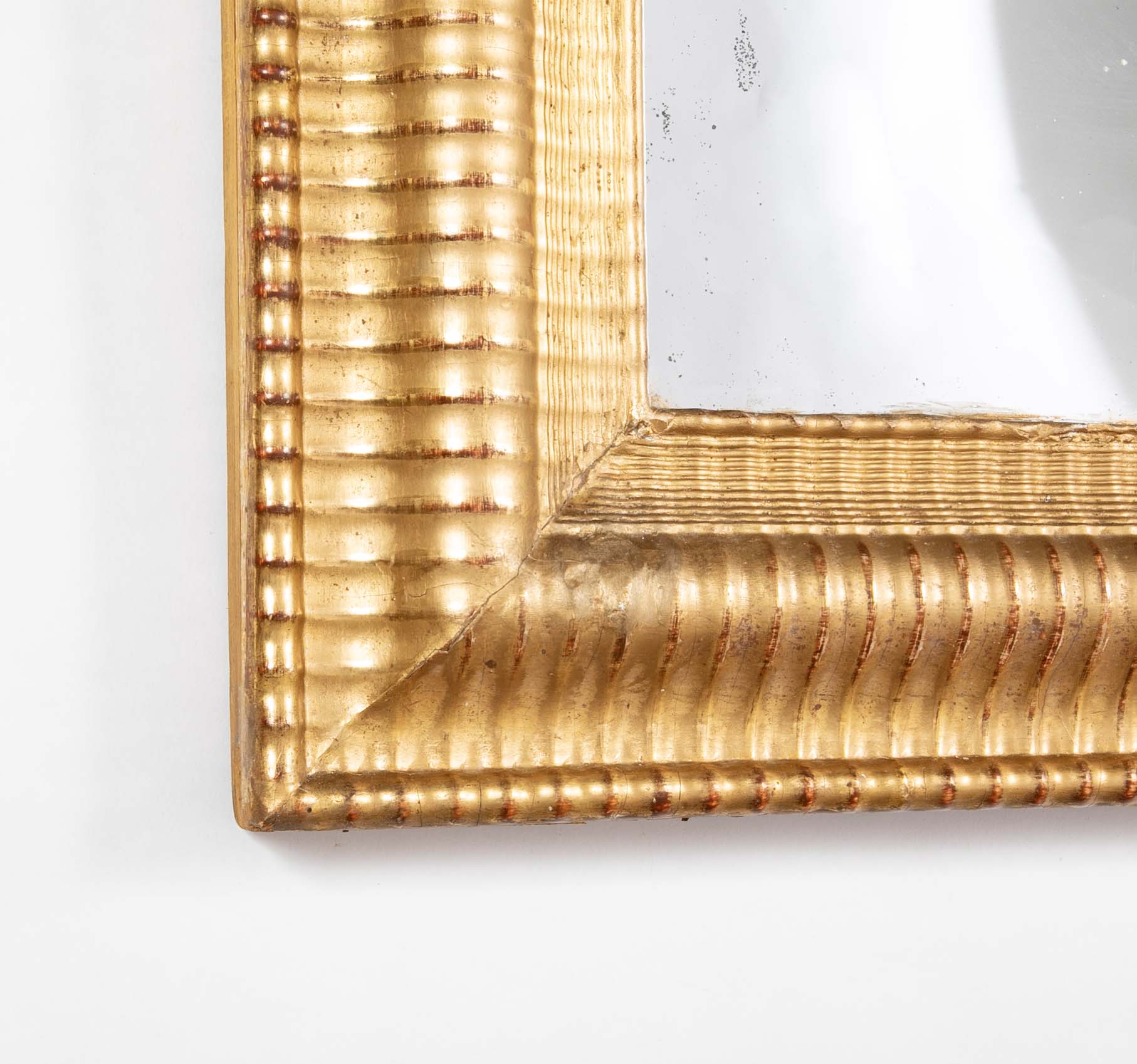 Empire Mirror in Carved Gilt Wood Frame