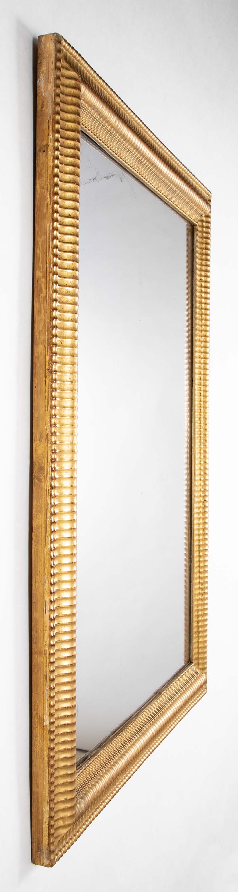 Empire Mirror in Carved Gilt Wood Frame