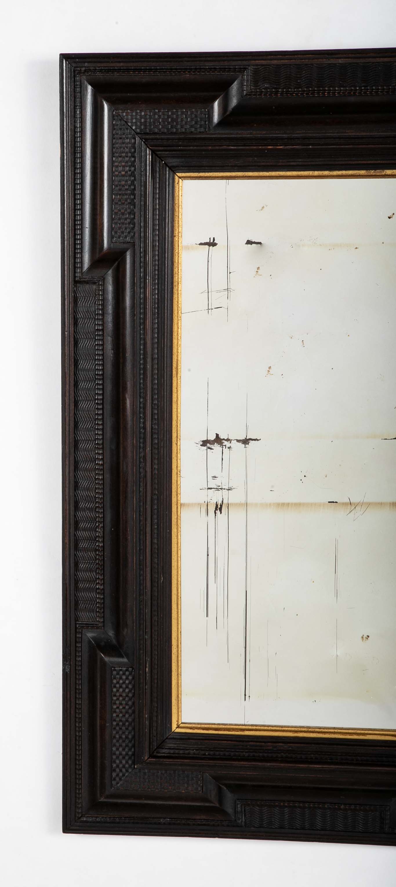 Early 20th Century Dutch Baroque Style Mirror Made in Italy