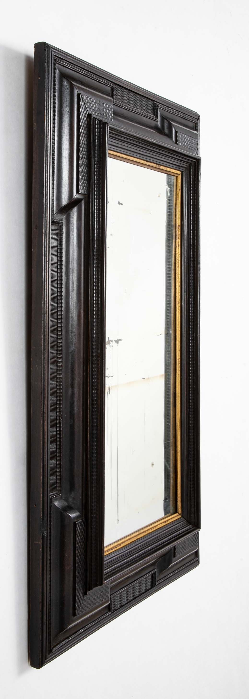 Early 20th Century Dutch Baroque Style Mirror Made in Italy