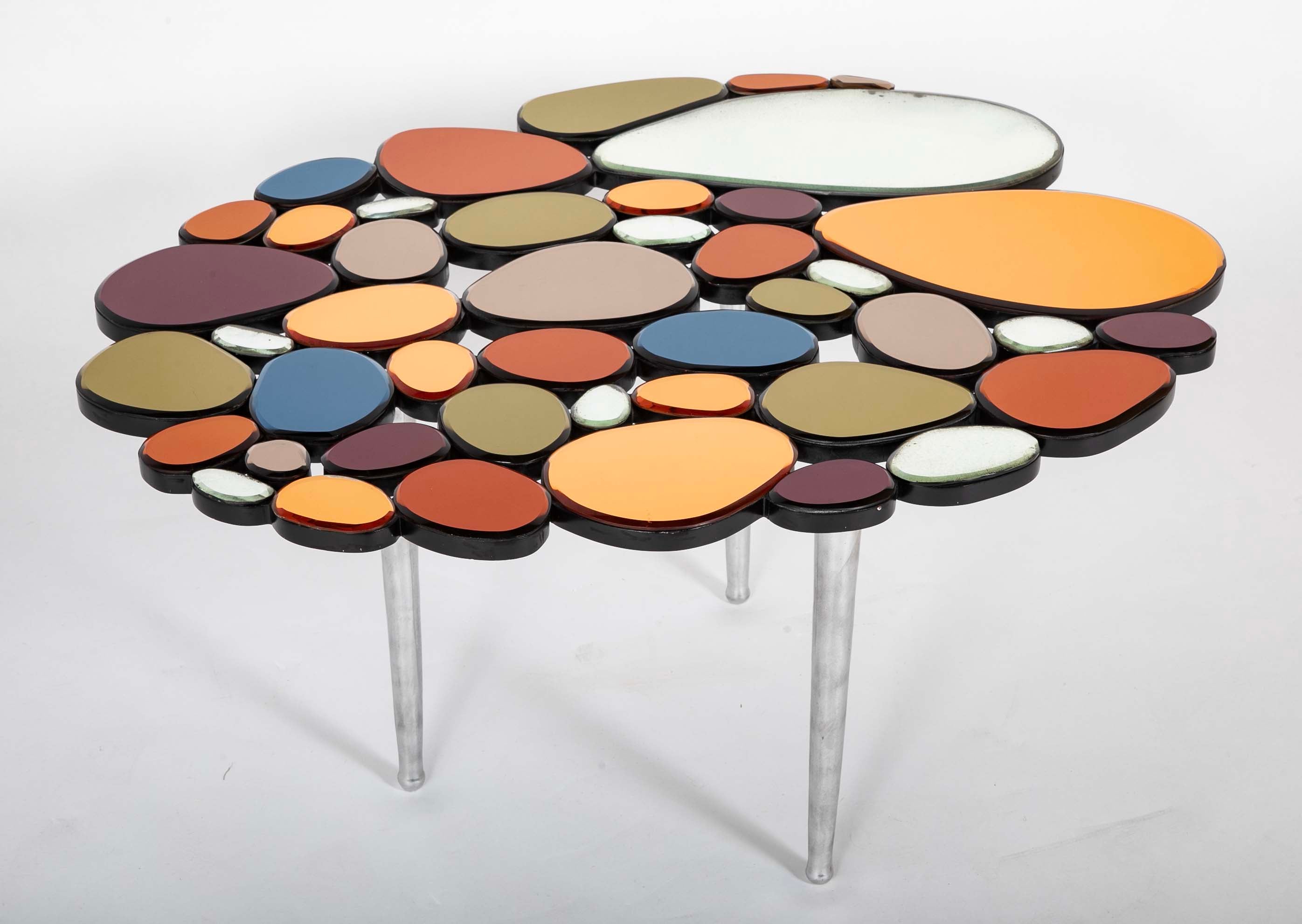Belgian School "Ode's Design Moon" Table by Olivier De Schrijver