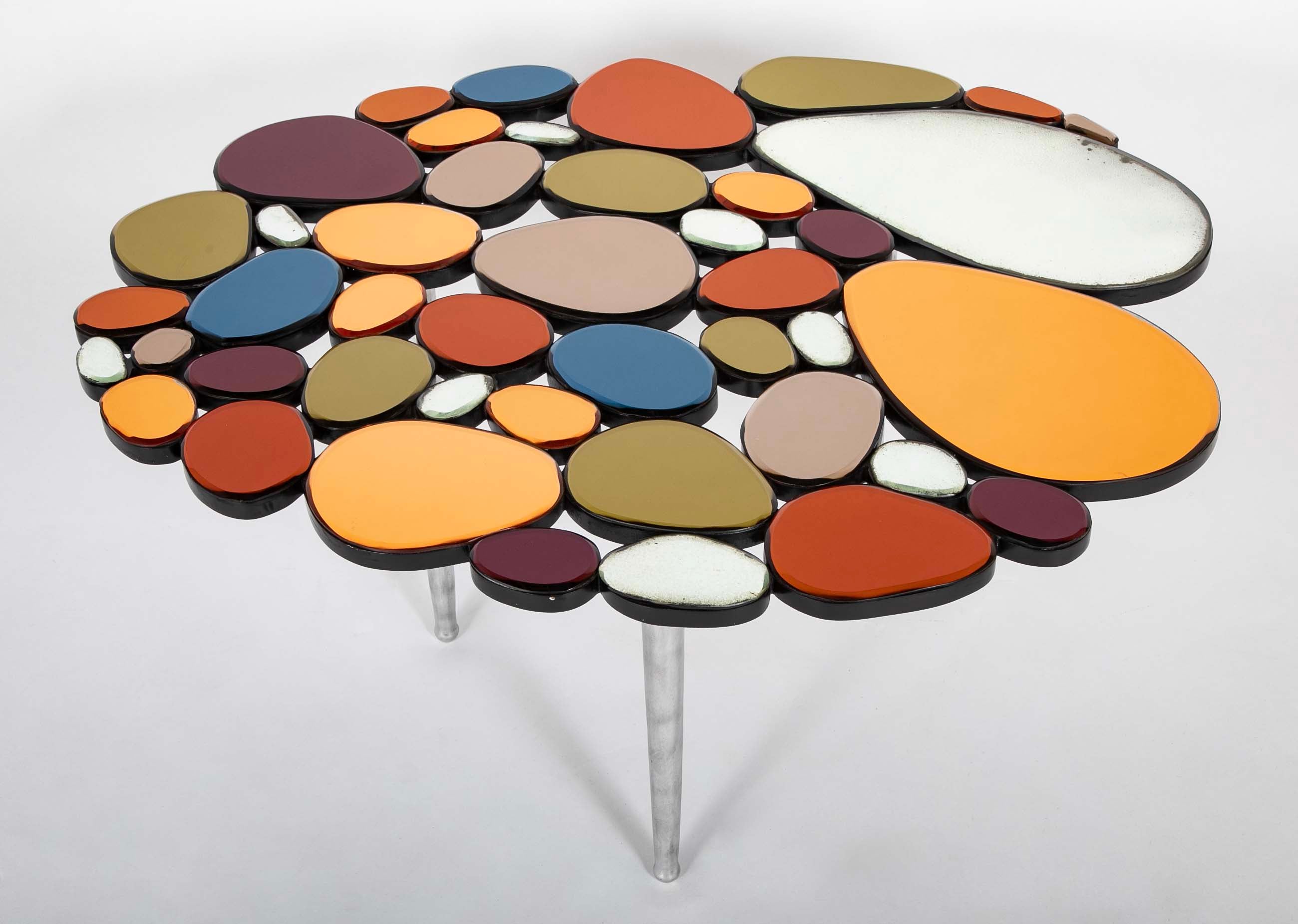 Belgian School "Ode's Design Moon" Table by Olivier De Schrijver