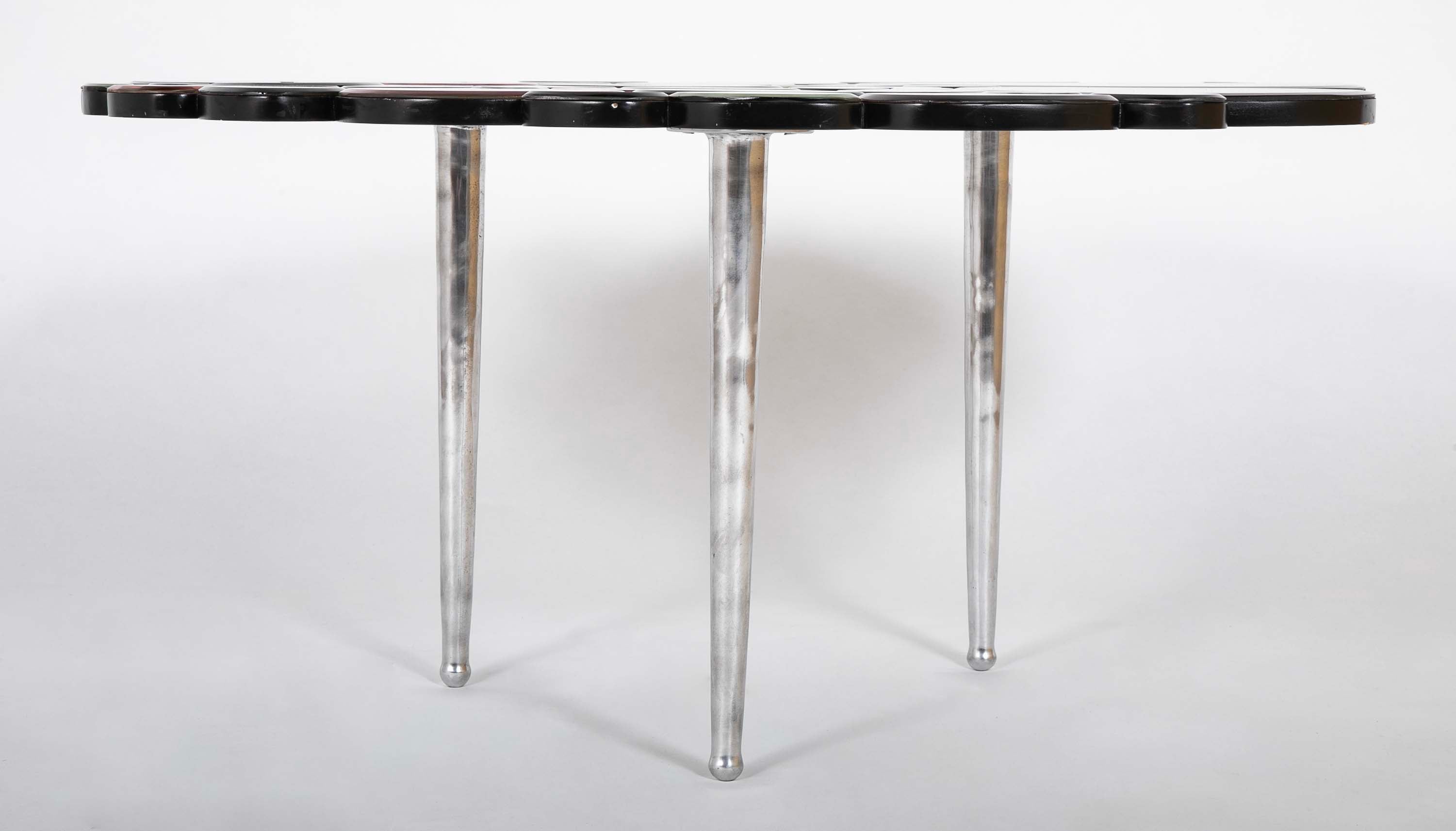 Belgian School "Ode's Design Moon" Table by Olivier De Schrijver