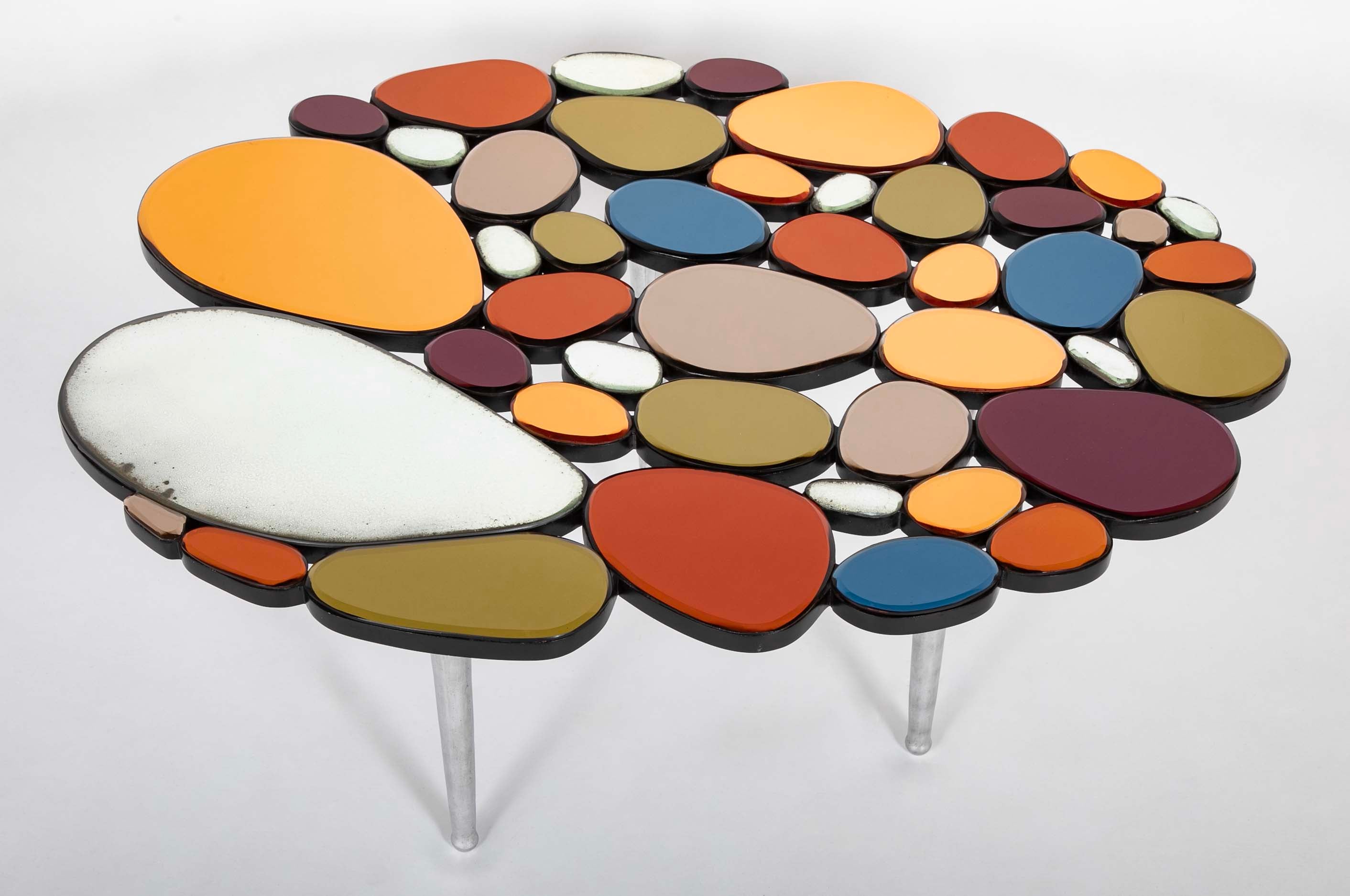 Belgian School "Ode's Design Moon" Table by Olivier De Schrijver