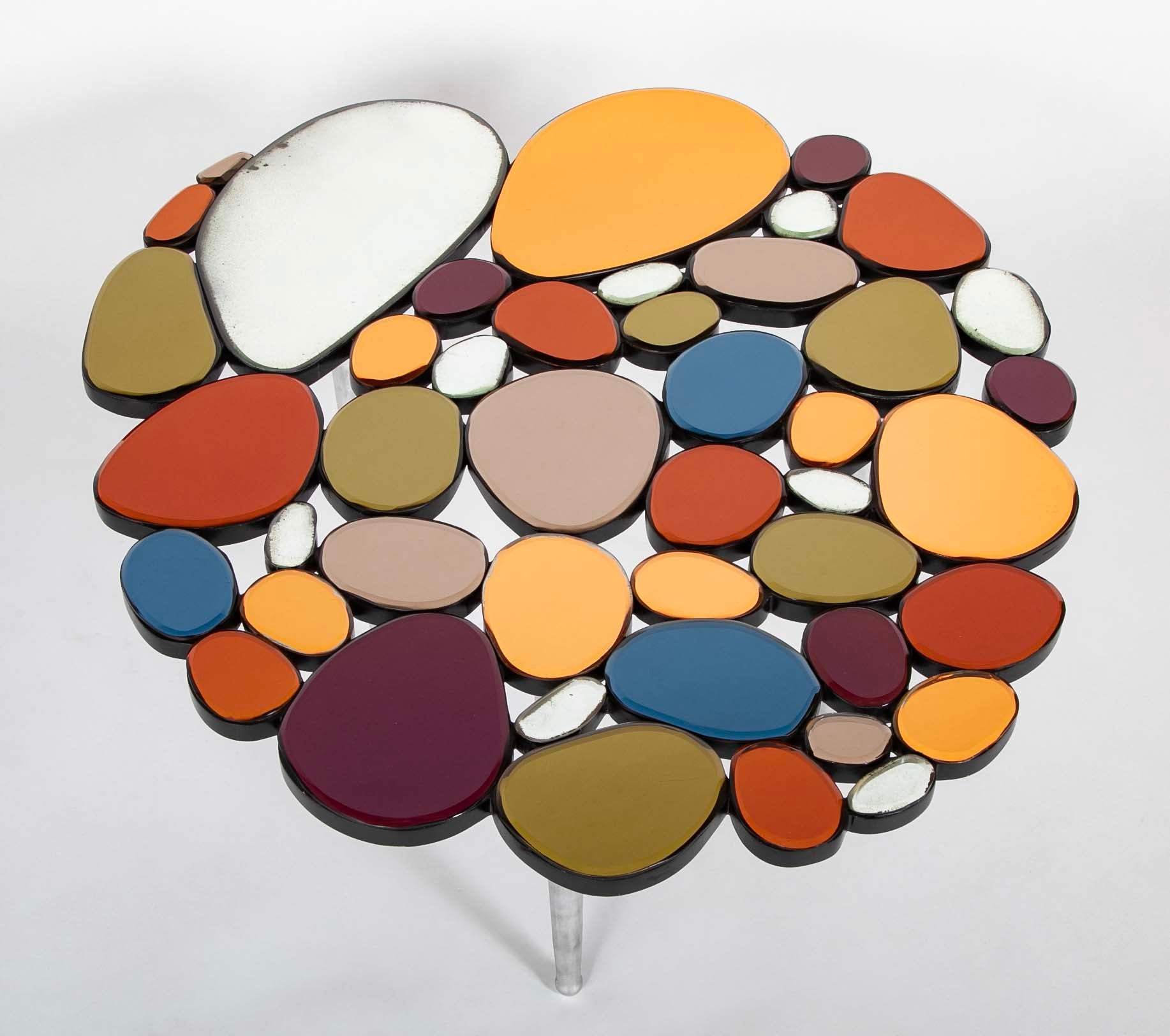 Belgian School "Ode's Design Moon" Table by Olivier De Schrijver