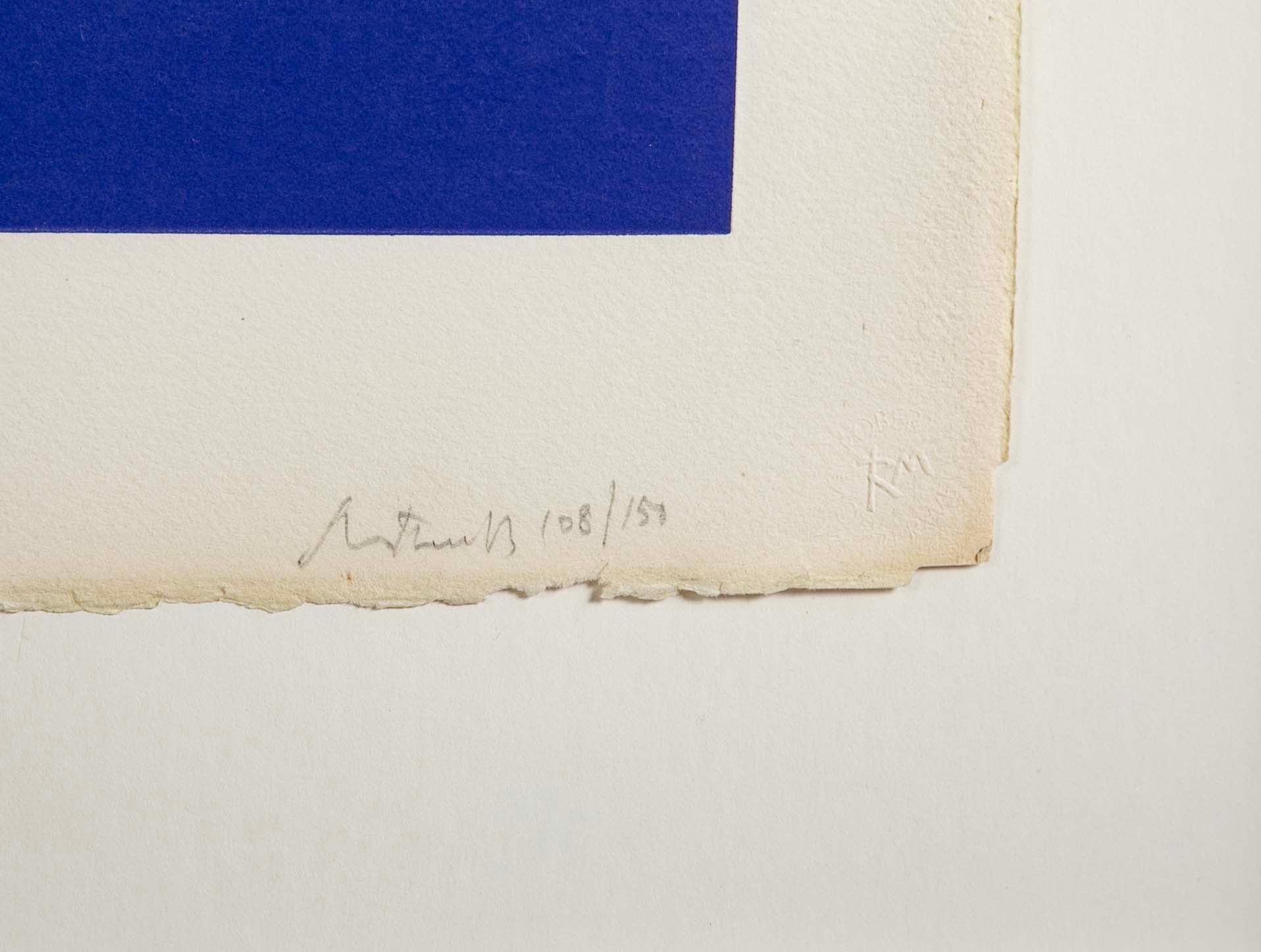 Suite of Three Silkscreens by Robert Motherwell, "London Series I" 1970-1971