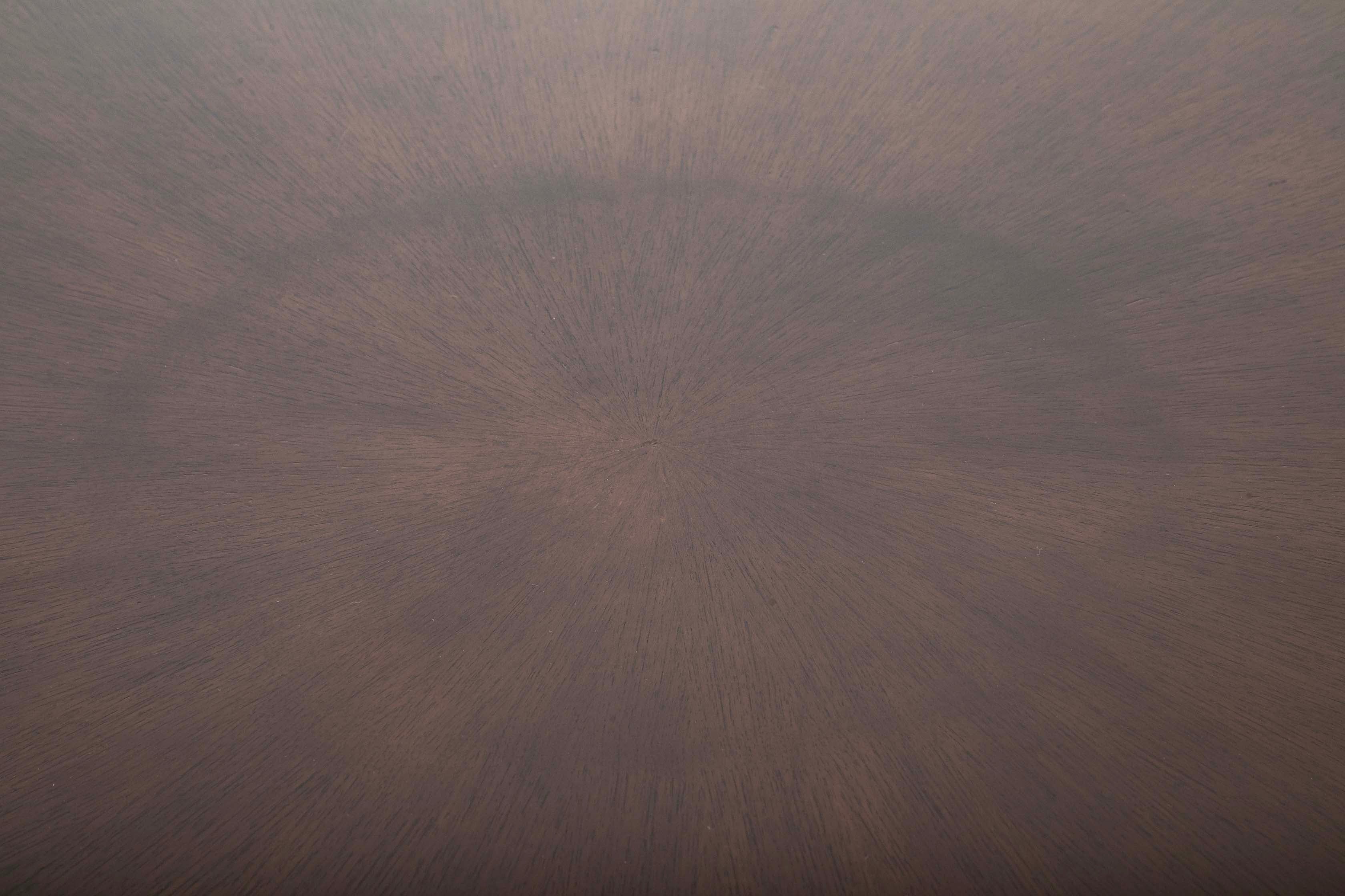 An Octagonal Walnut Table Produced by Fratelli Proserpio Italy