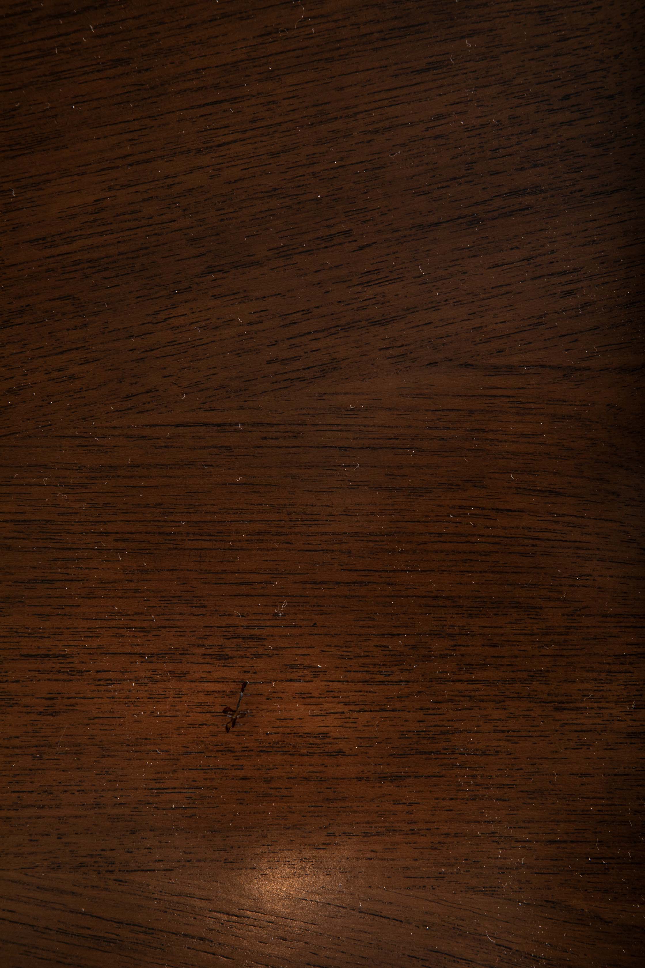 An Octagonal Walnut Table Produced by Fratelli Proserpio Italy