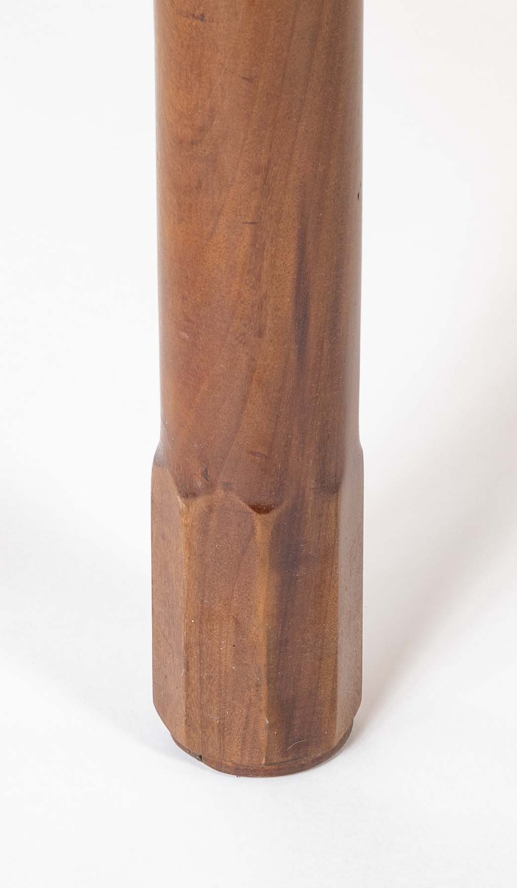 An Octagonal Walnut Table Produced by Fratelli Proserpio Italy