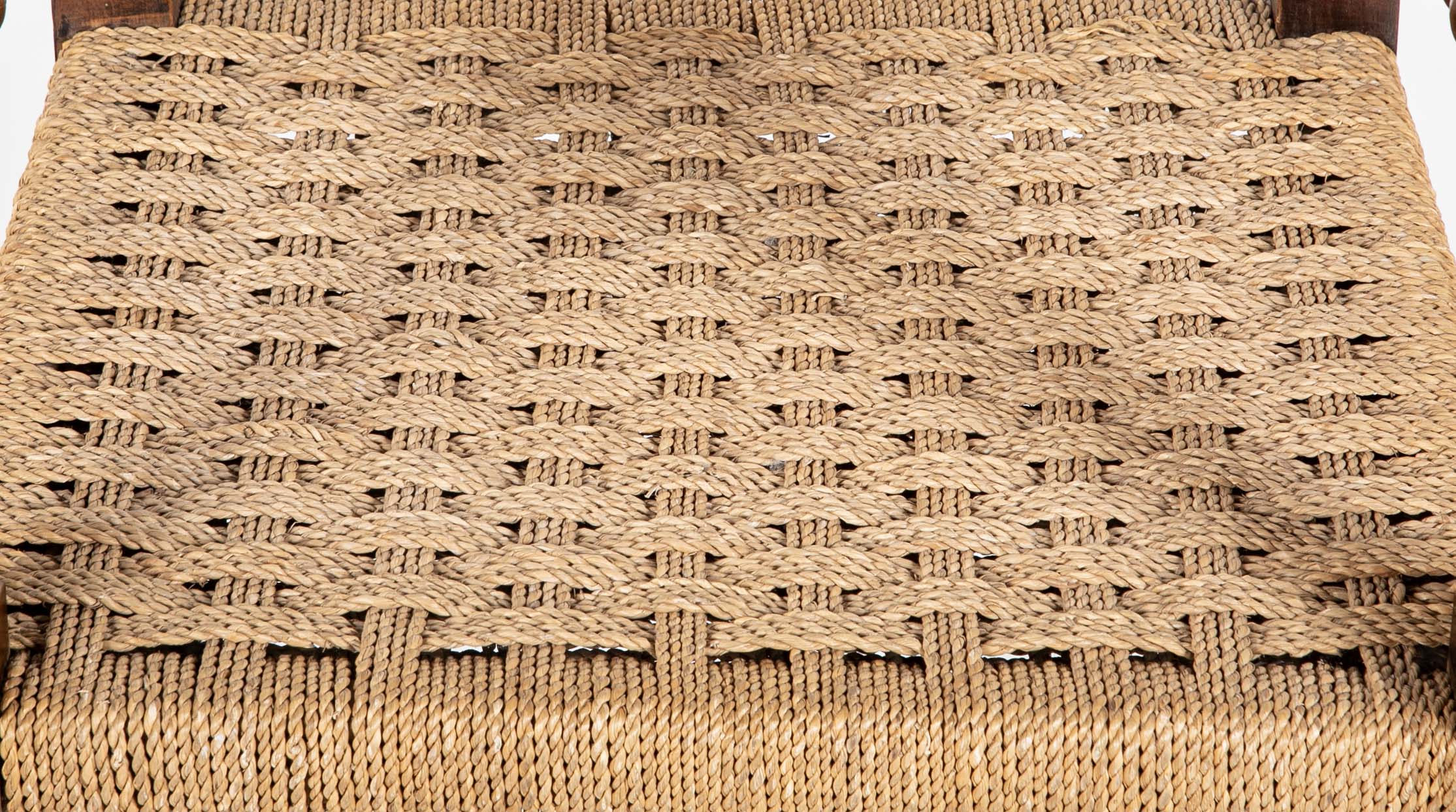 Pair of Turned Wood Arm Chairs In The Manner of Charles Du