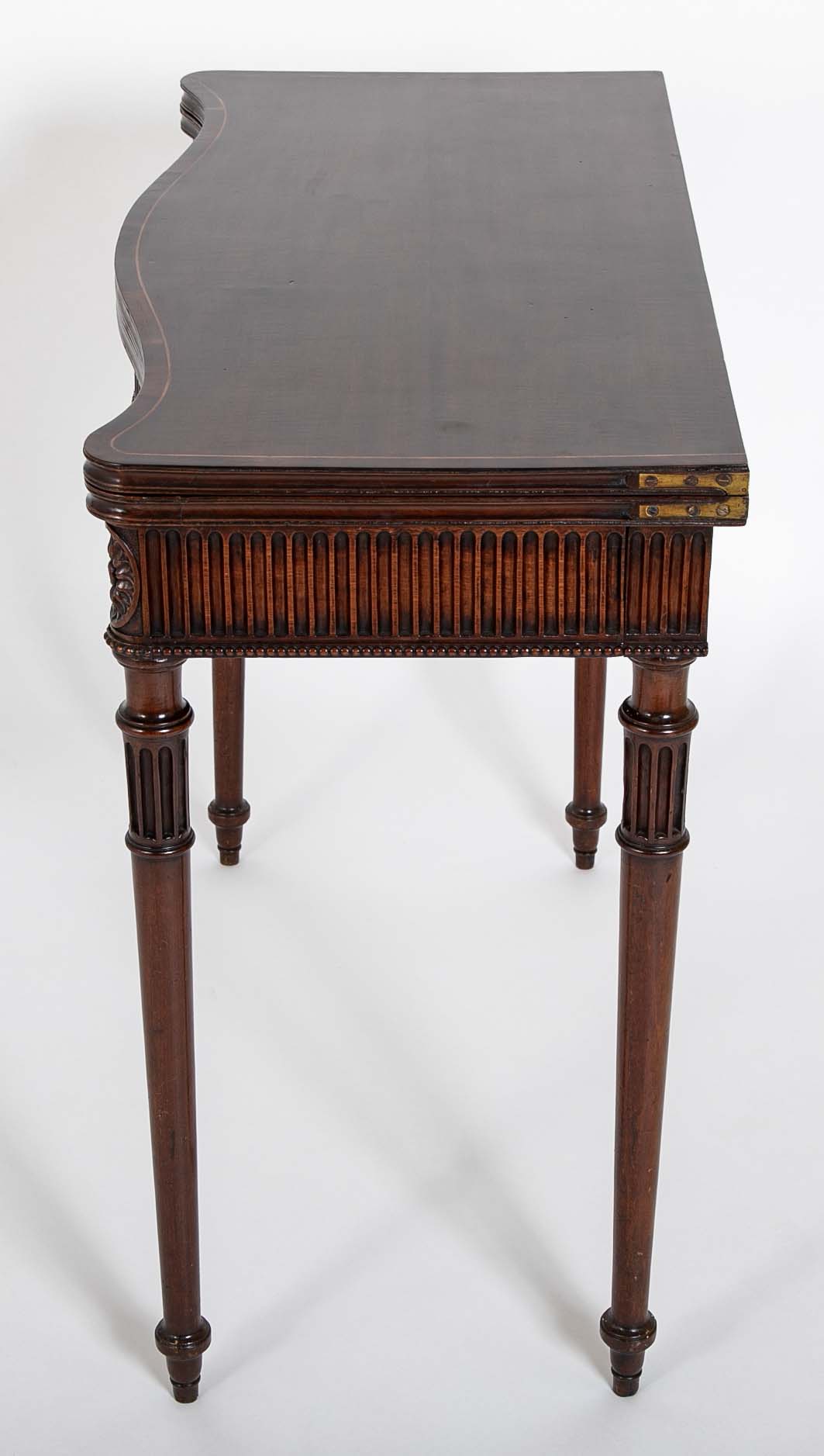 Pair of Mahogany Games Tables