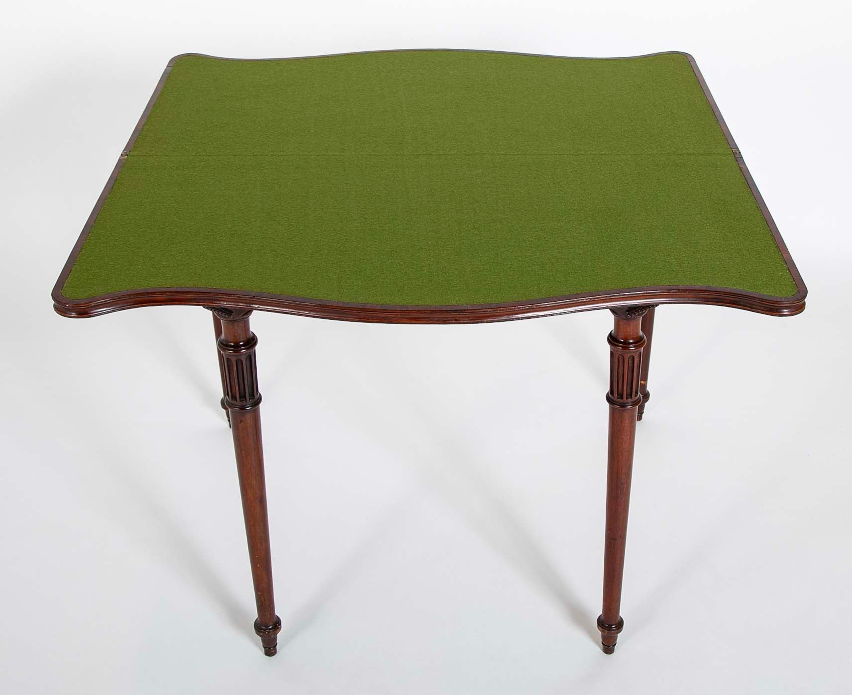 Pair of Mahogany Games Tables