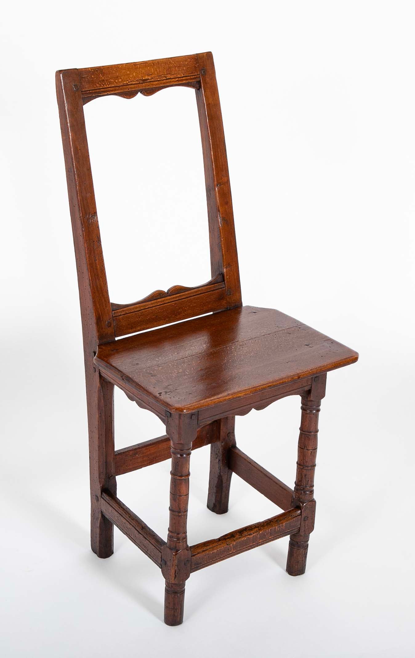 2 Similar French Provincial Oak Side Chairs