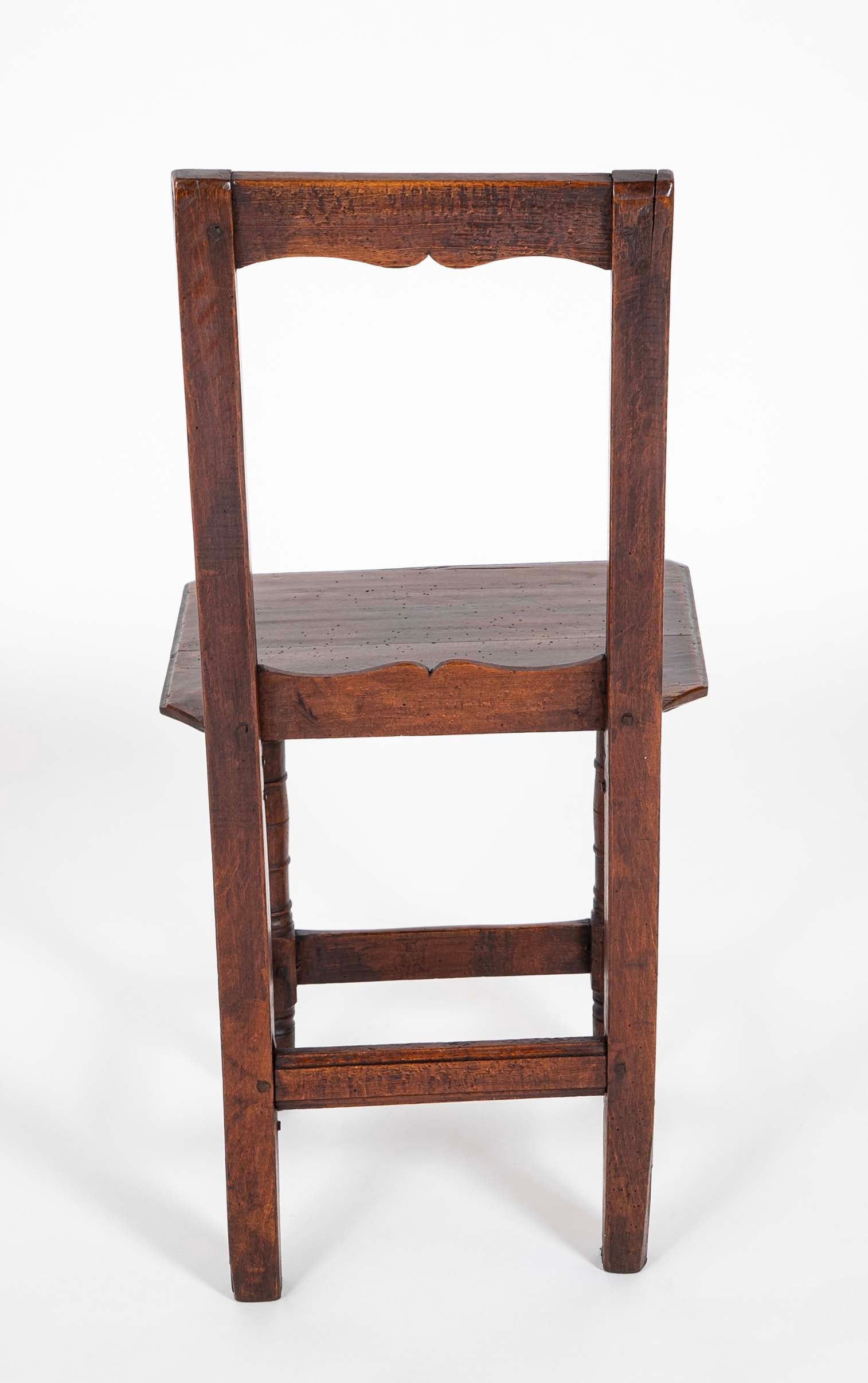 2 Similar French Provincial Oak Side Chairs