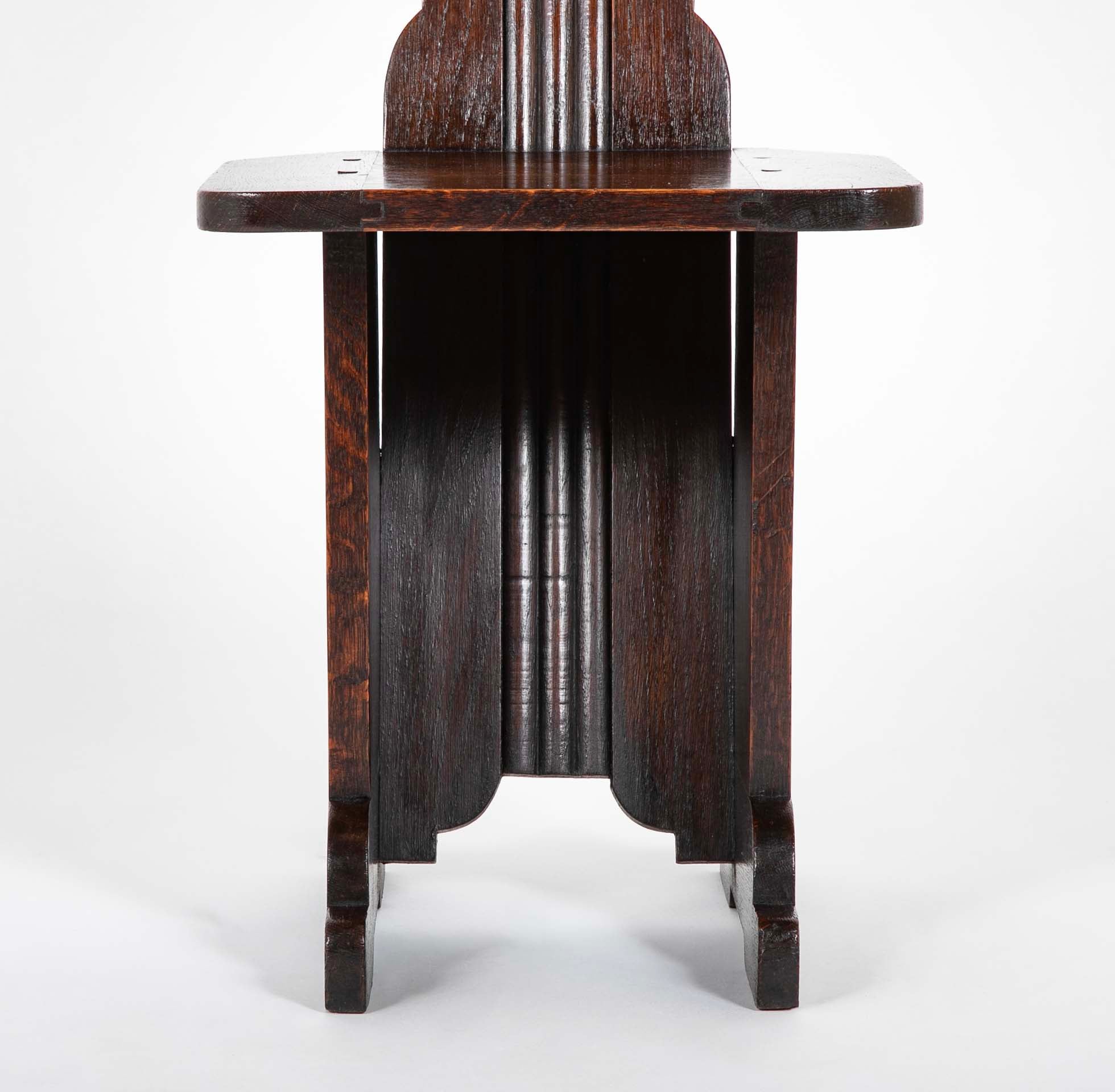 Pair of Early 20th Century Side Chairs by Charles Dudouyt for L'Abeillee