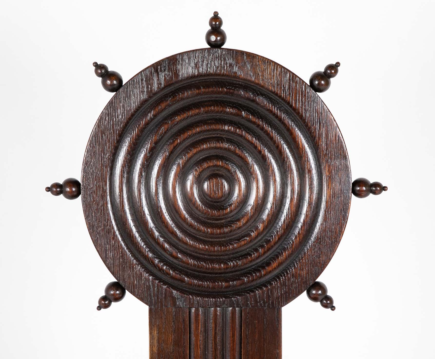 Pair of Early 20th Century Side Chairs by Charles Dudouyt for L'Abeillee