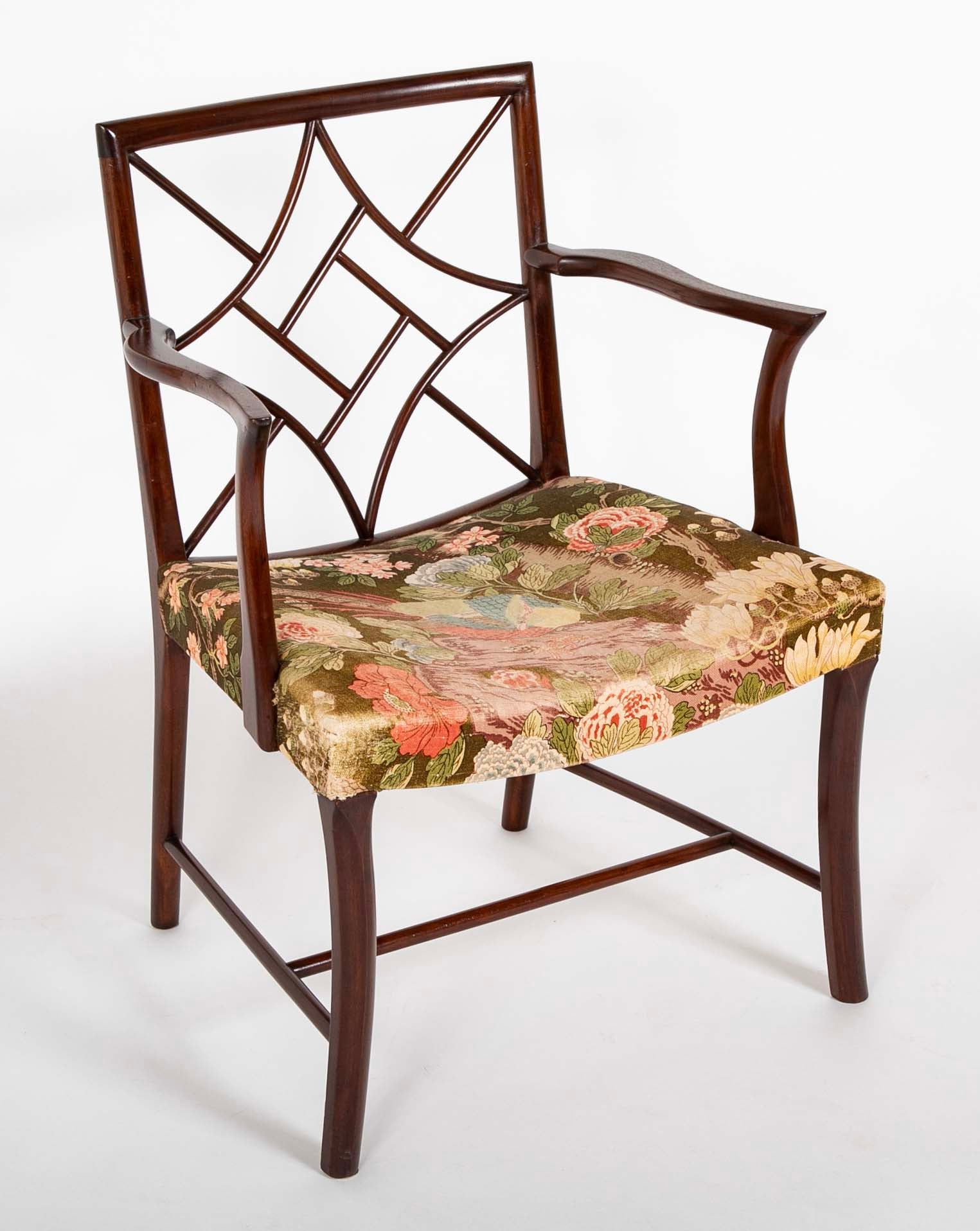 Two "Cockpen" Chairs in Georgian Style