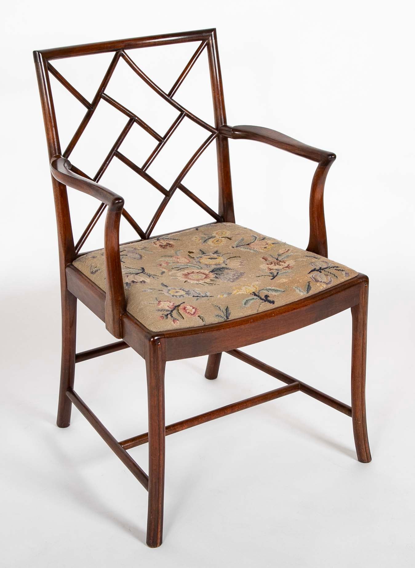 Two "Cockpen" Chairs in Georgian Style