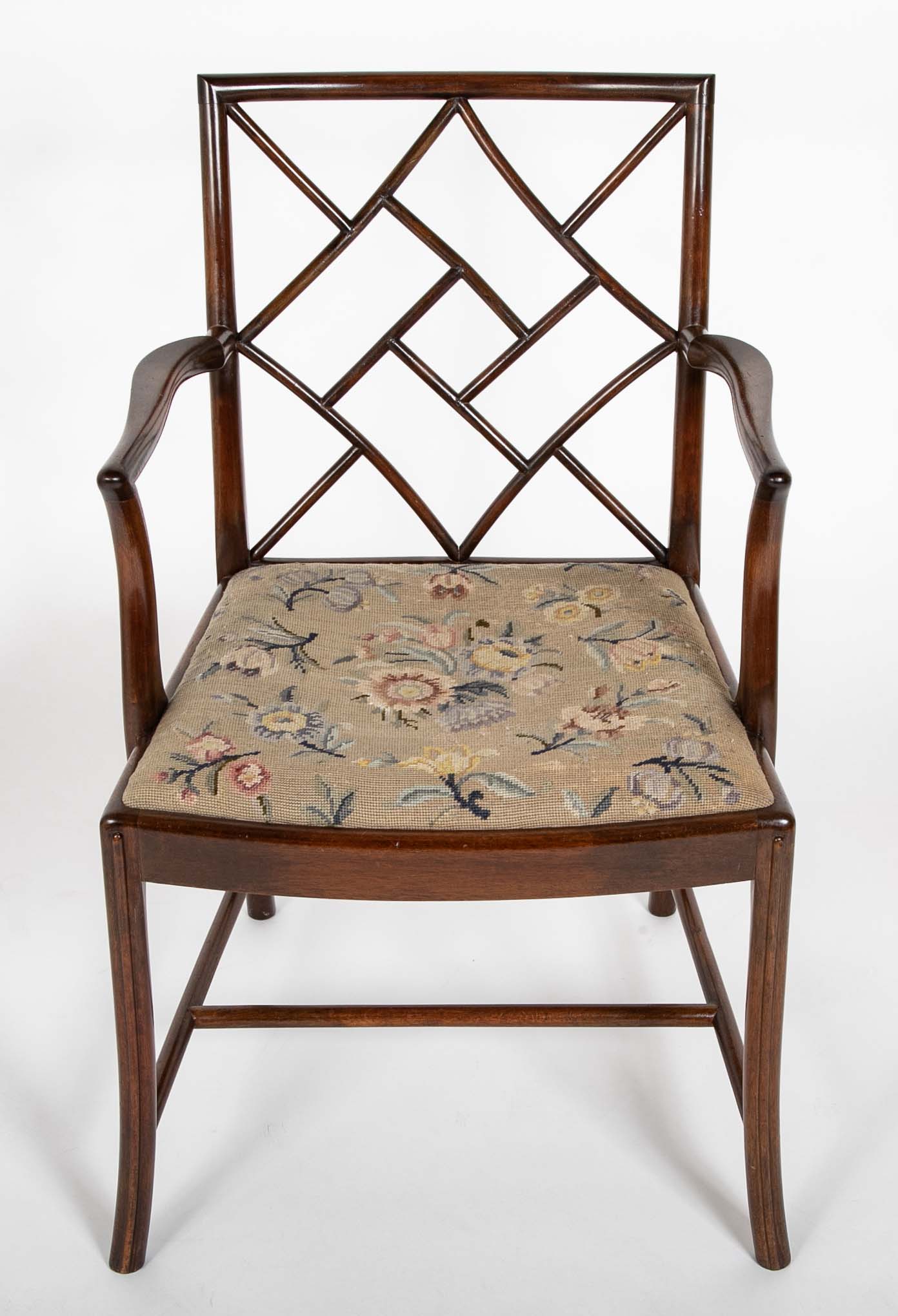 20th Century "Cockpen" Chair in Georgian Style