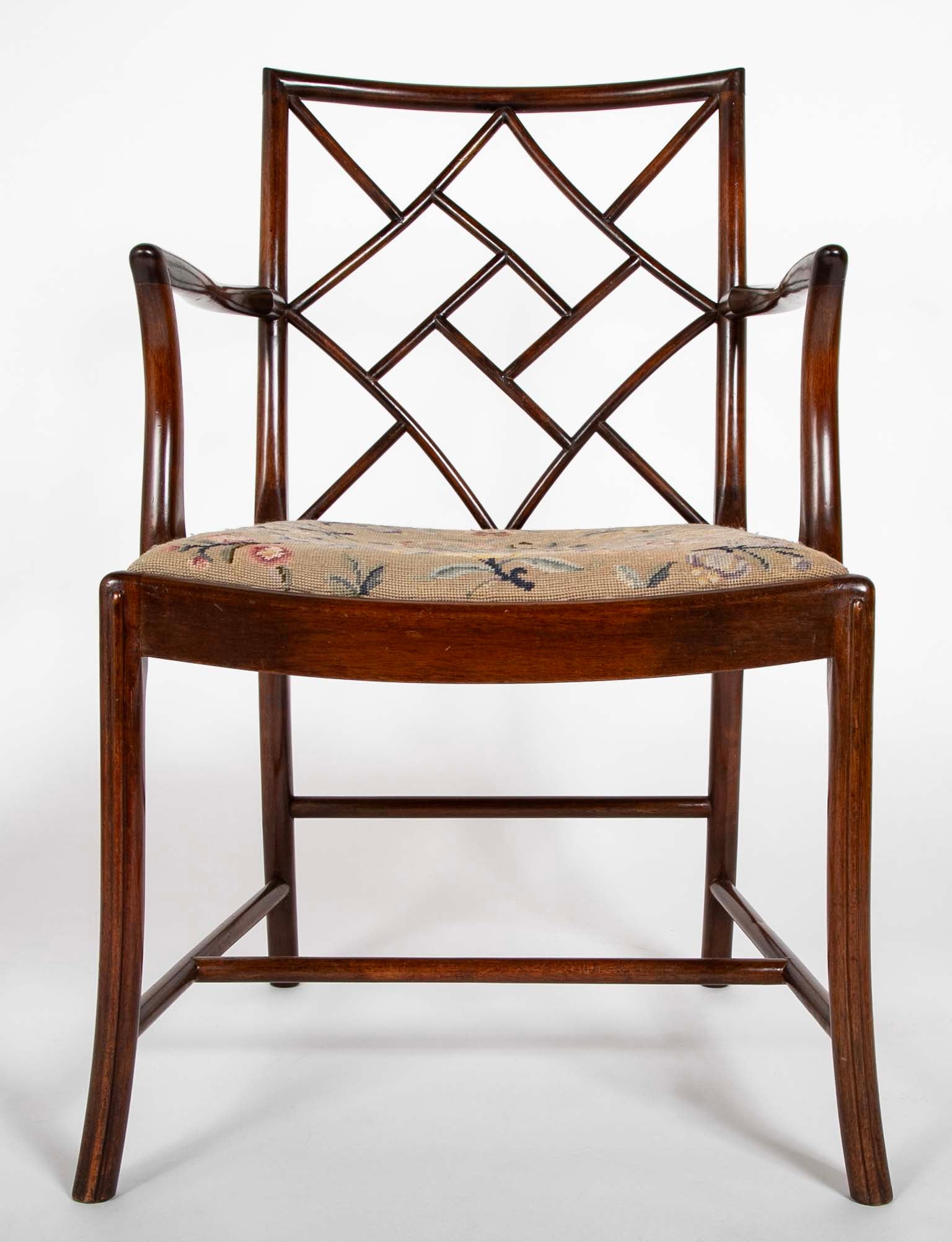 Two "Cockpen" Chairs in Georgian Style