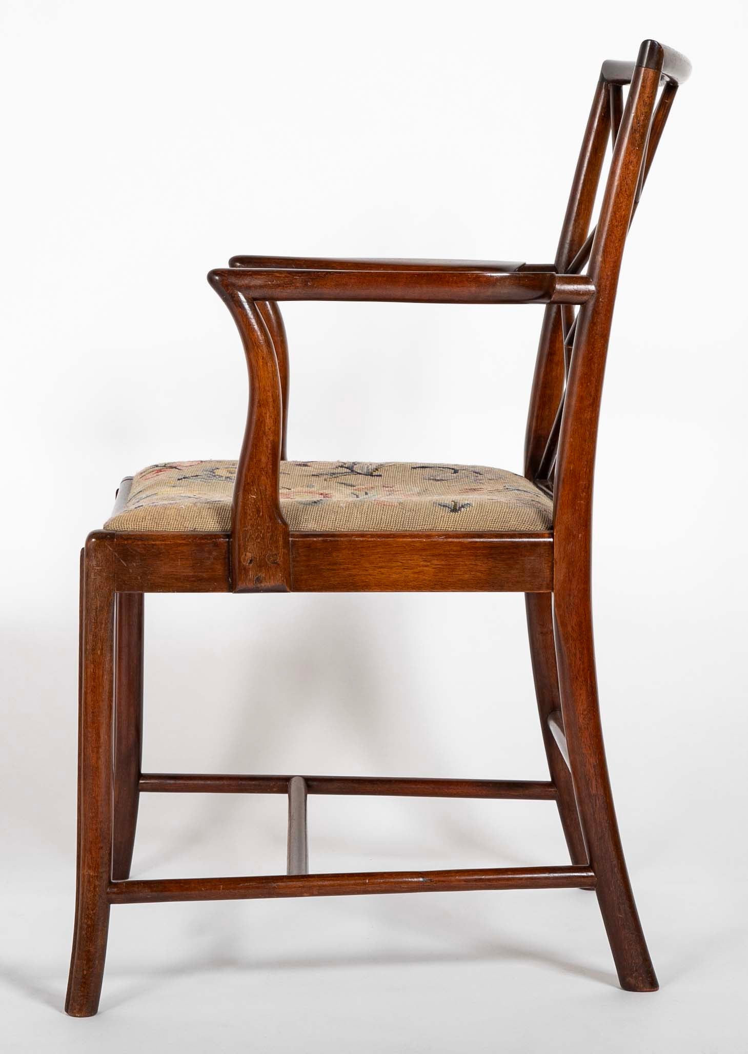 Two "Cockpen" Chairs in Georgian Style