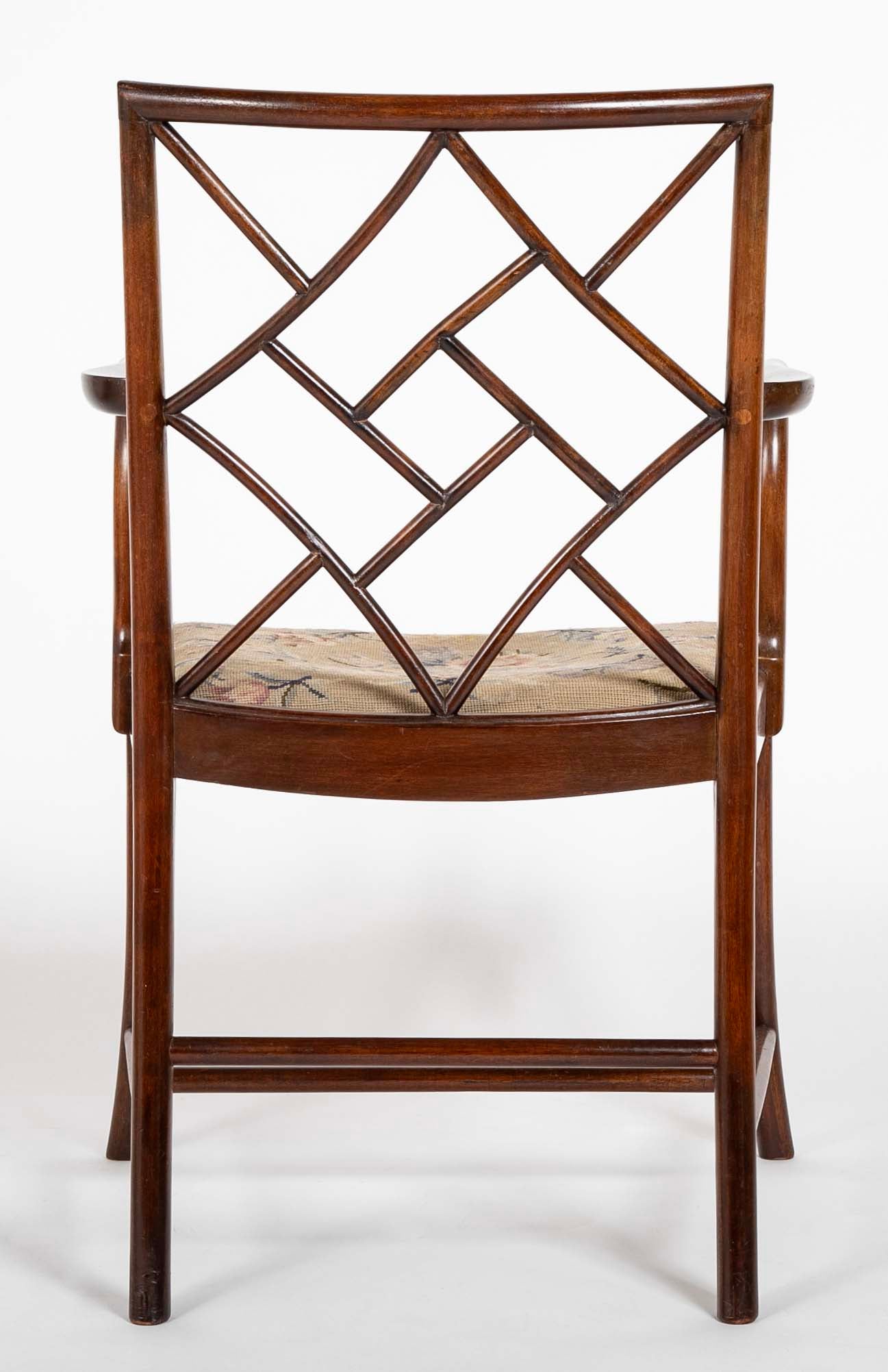 Two "Cockpen" Chairs in Georgian Style