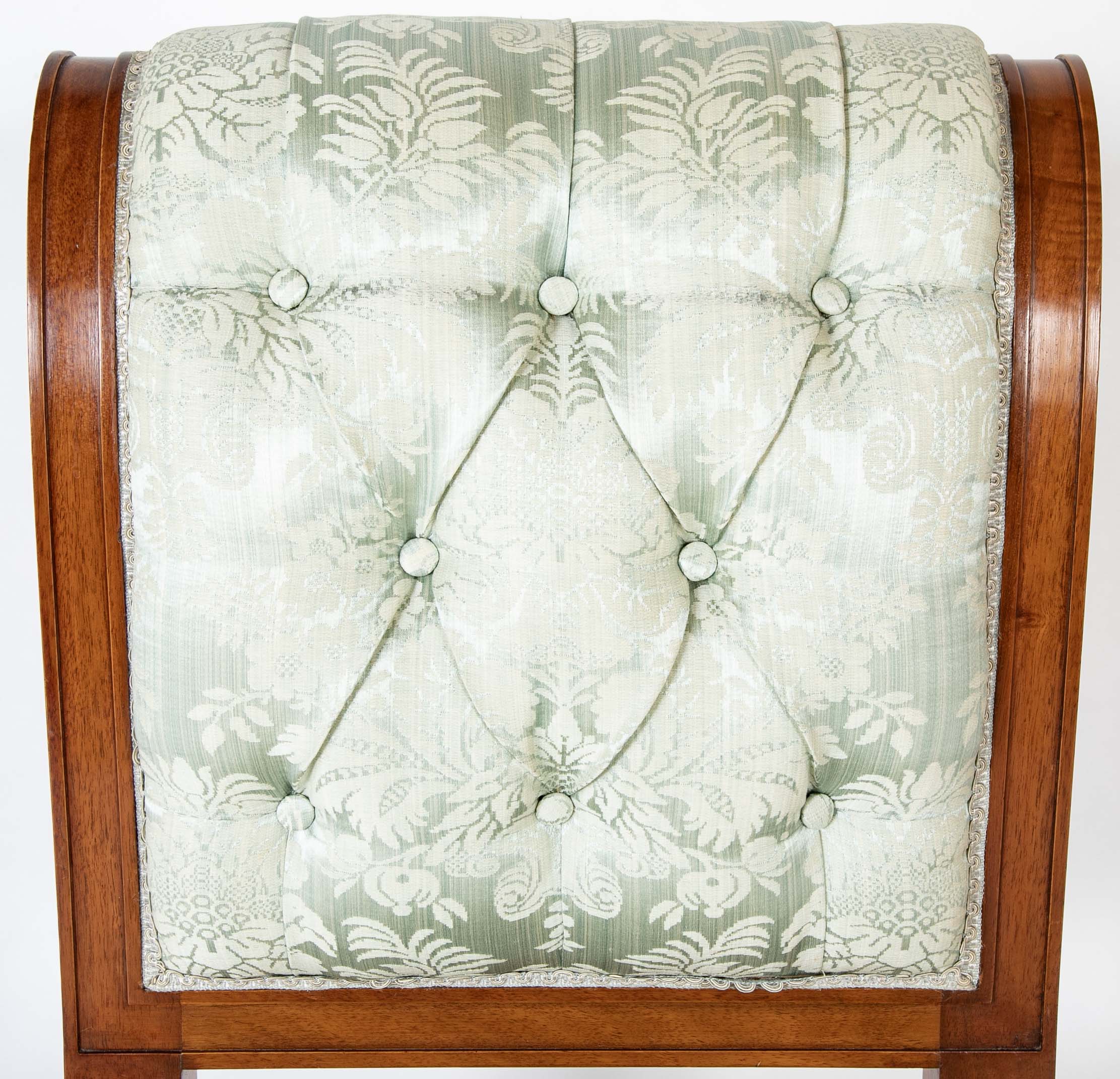 Pair of French Louis Philippe Mahogany Side Chairs