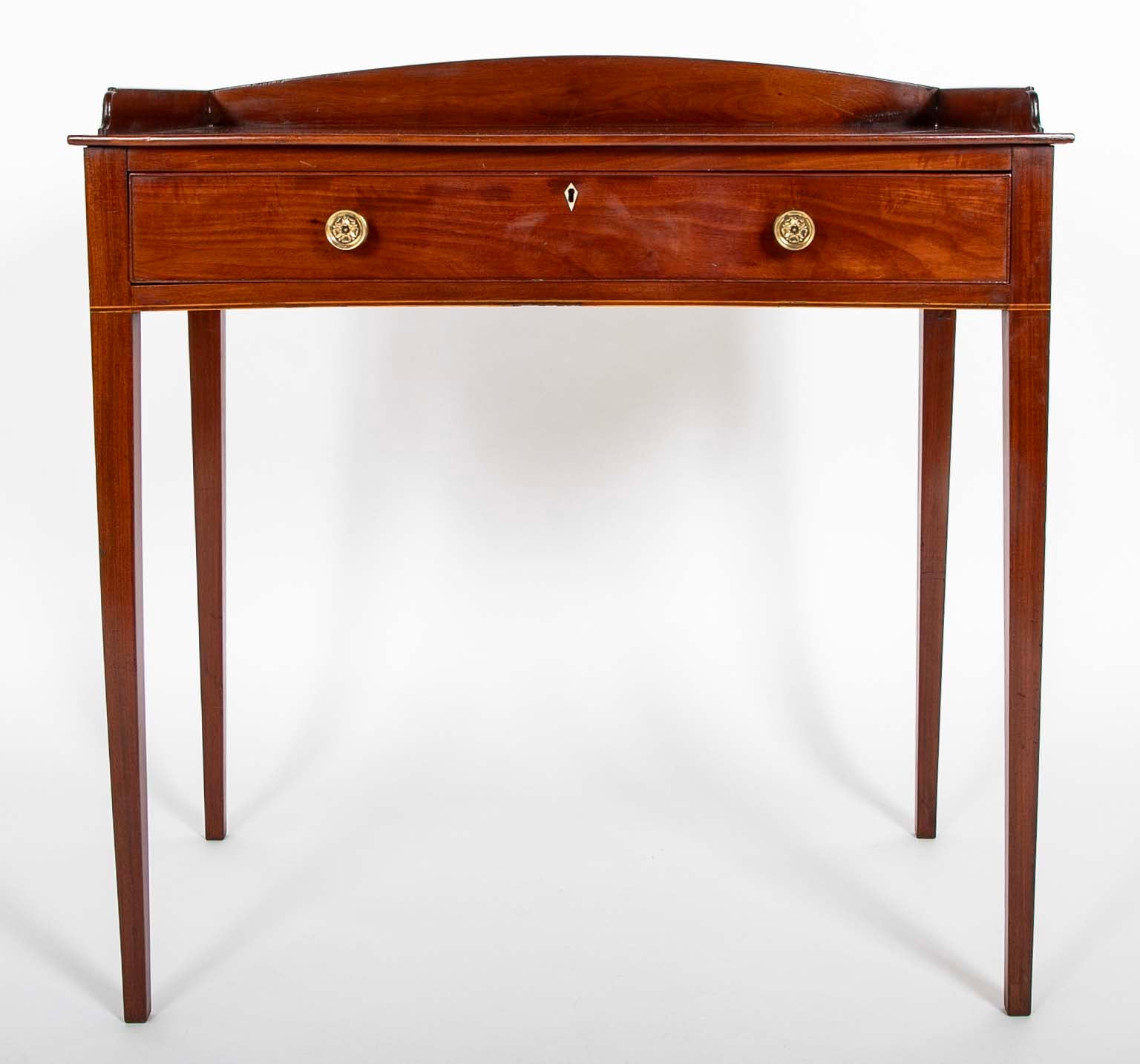 Pair of Inlaid Mahogany Federal Dressing Tables