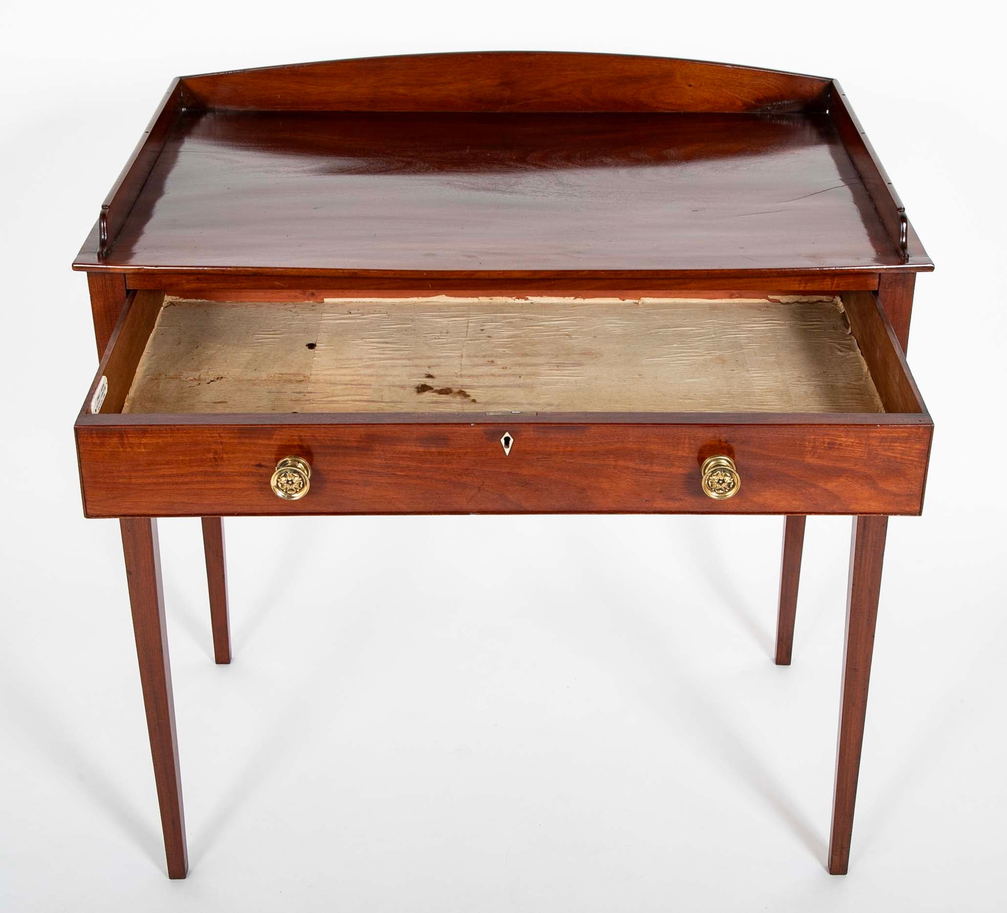 Pair of Inlaid Mahogany Federal Dressing Tables