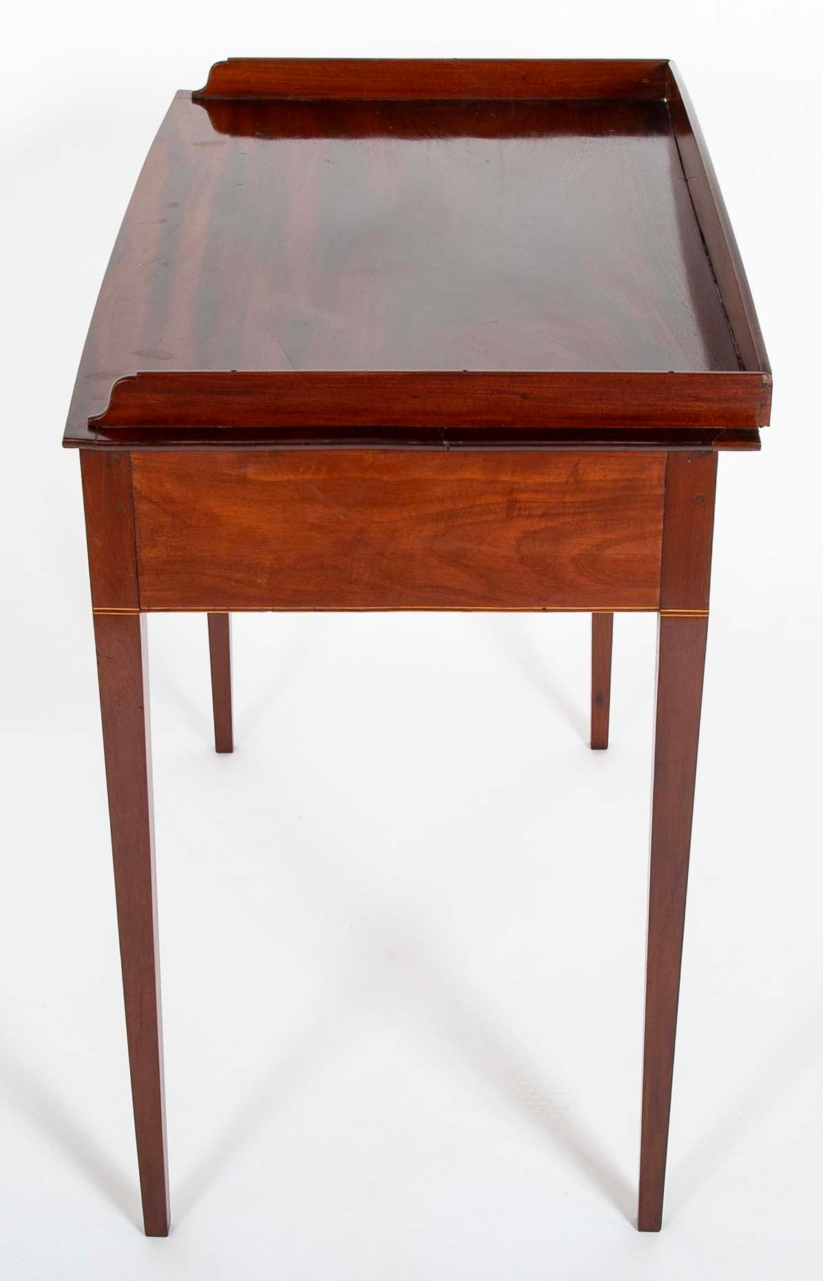Pair of Inlaid Mahogany Federal Dressing Tables