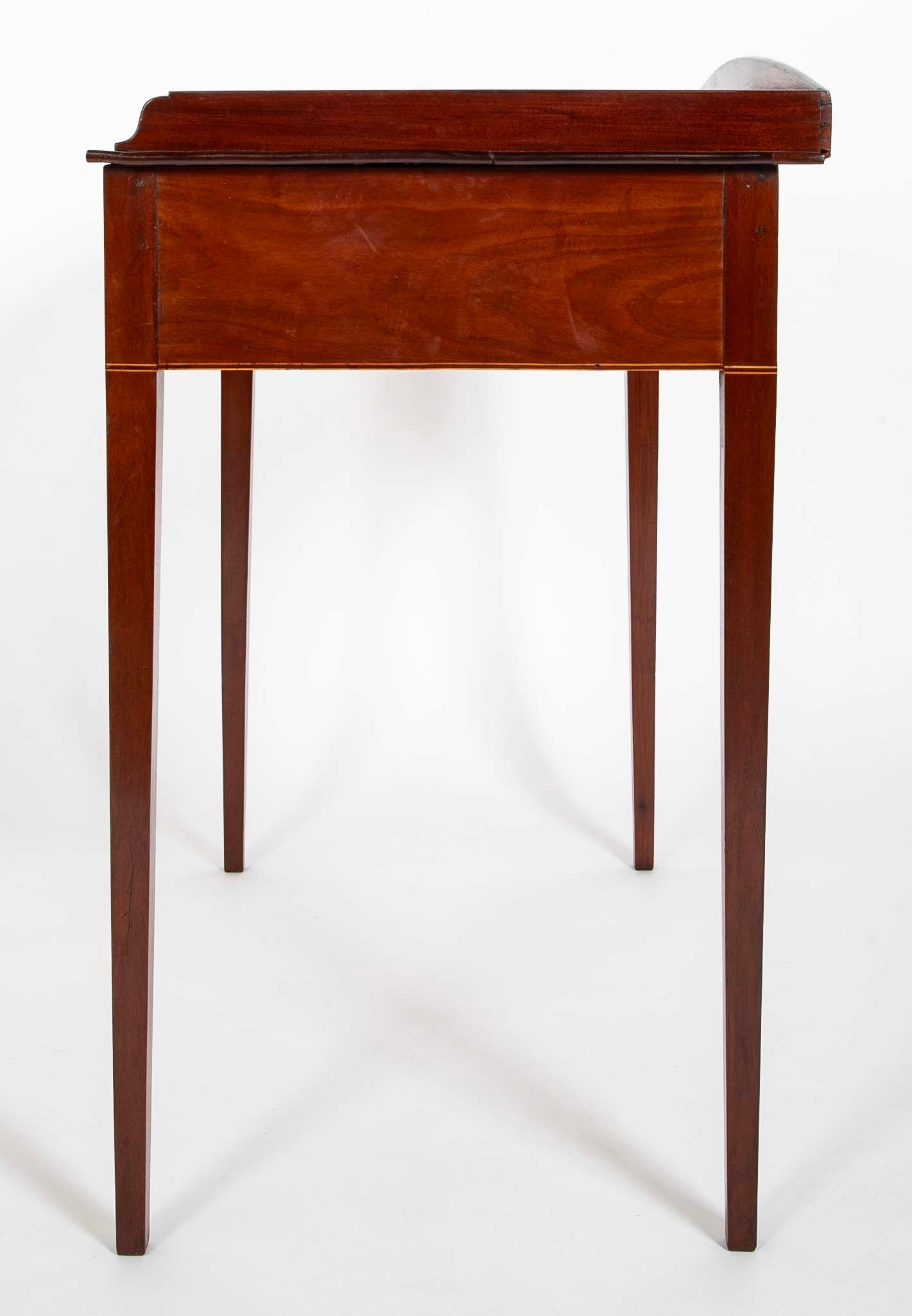Pair of Inlaid Mahogany Federal Dressing Tables