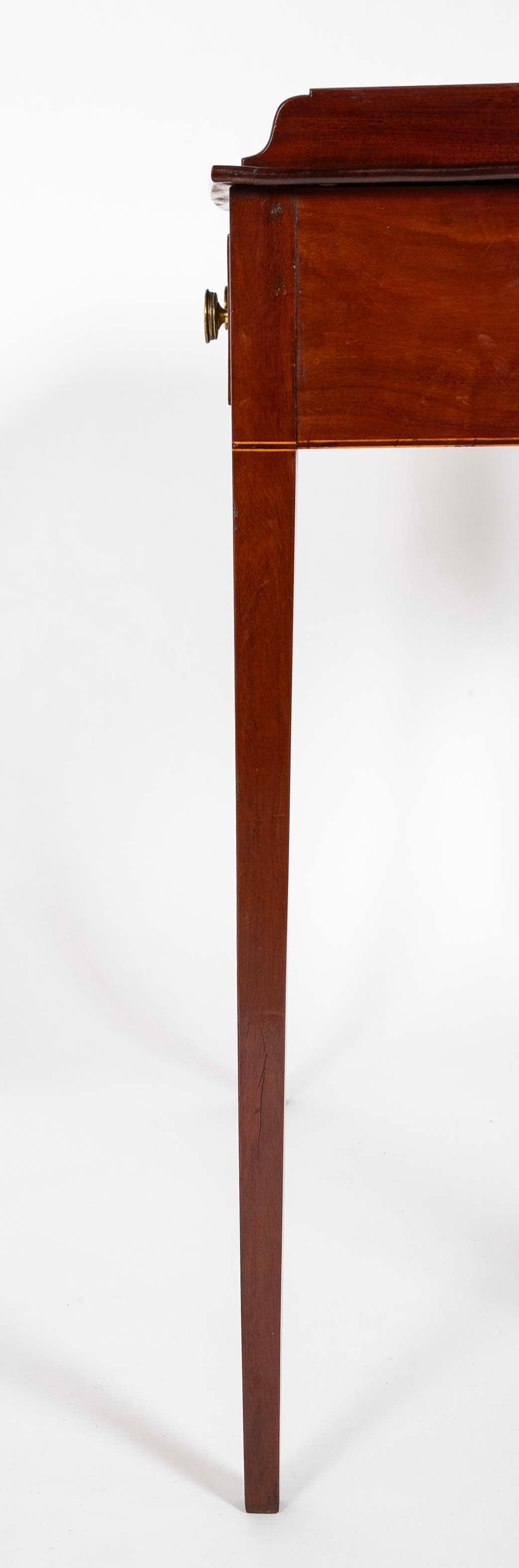 Pair of Inlaid Mahogany Federal Dressing Tables