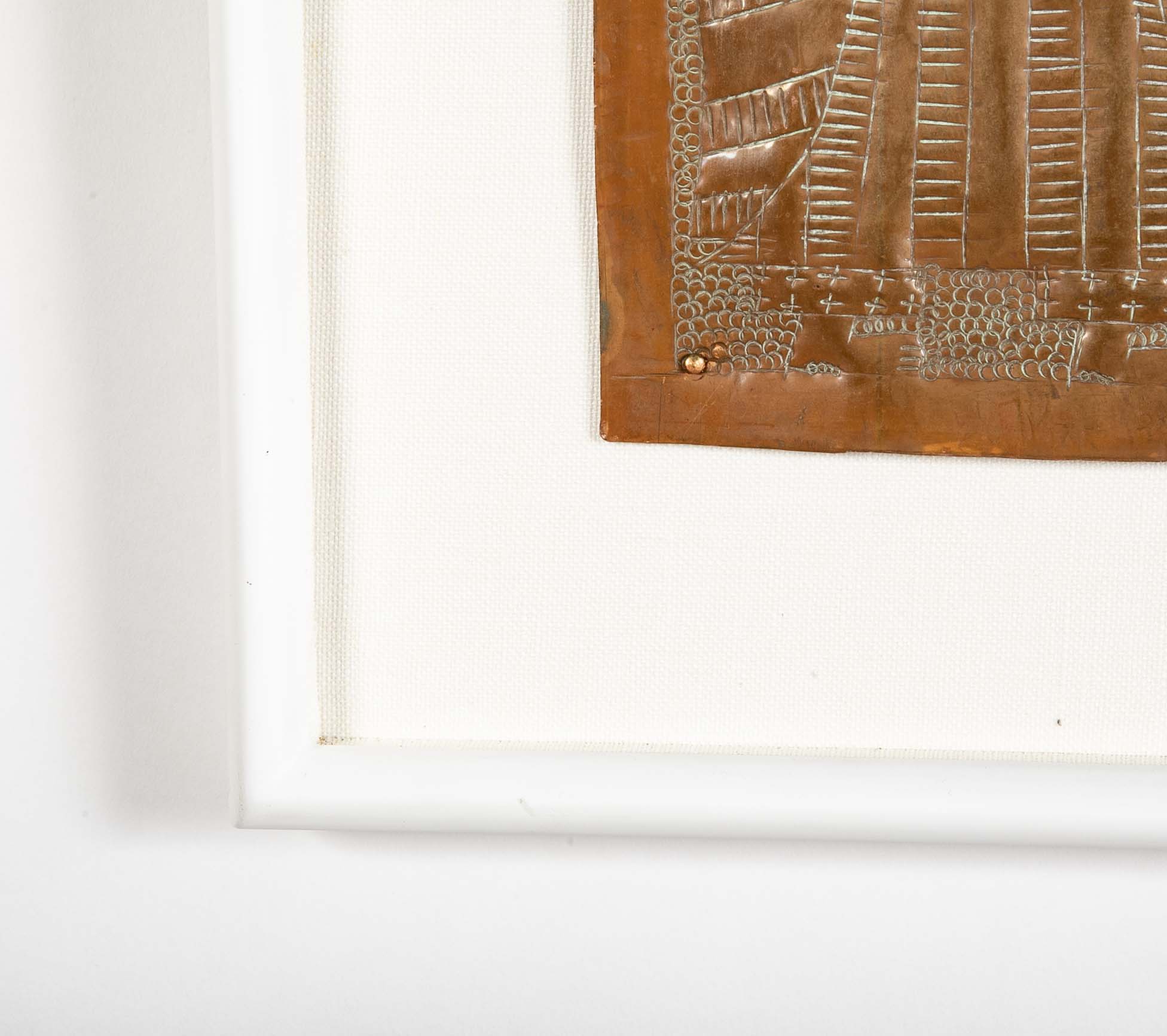 Repousse Copper "Osogbo Panel" by Nigerian Artist Asiru Olatunde