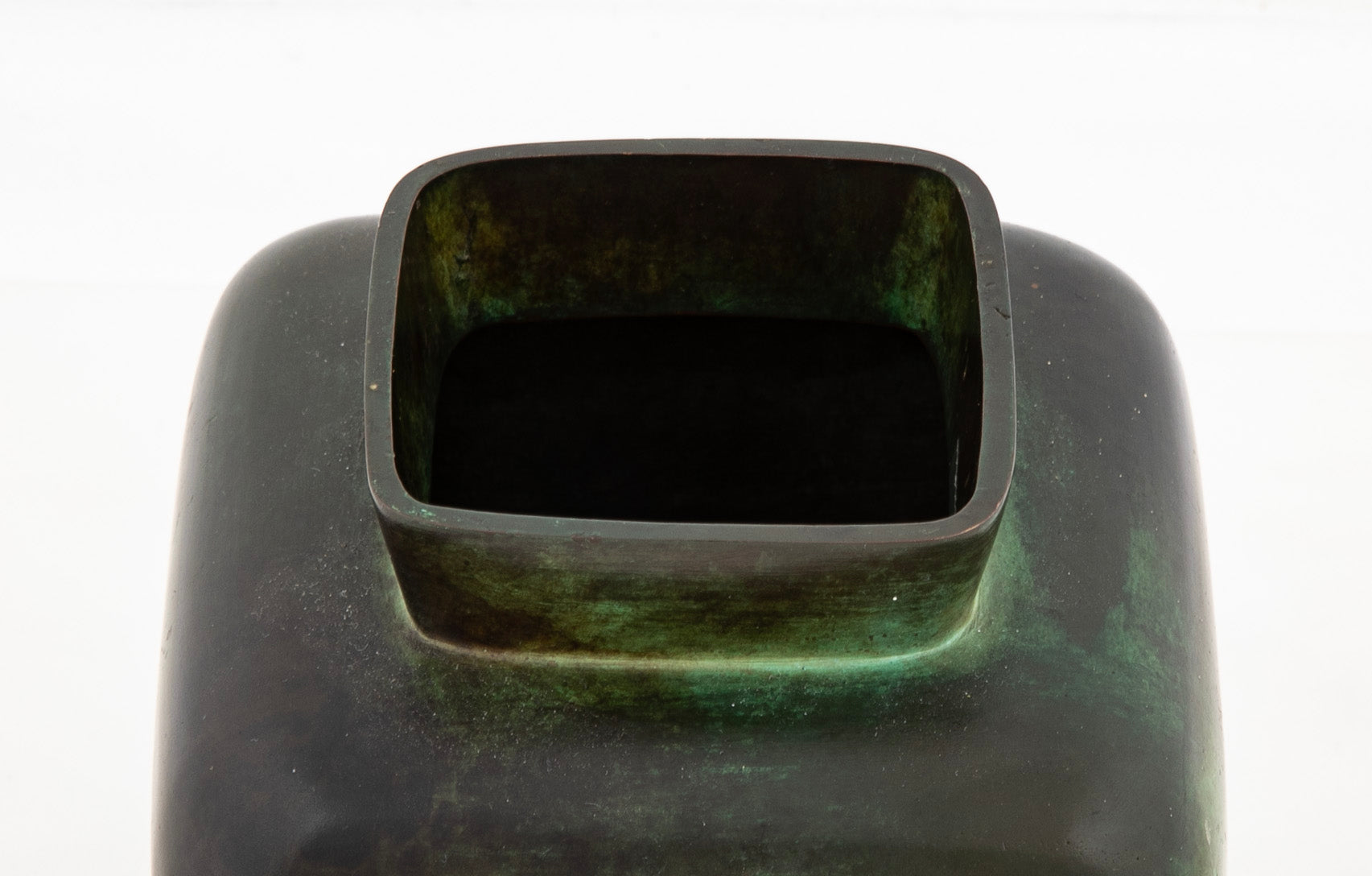 Swedish Gab Guldsmedsaktiebolaget Patinated Bronze Vase