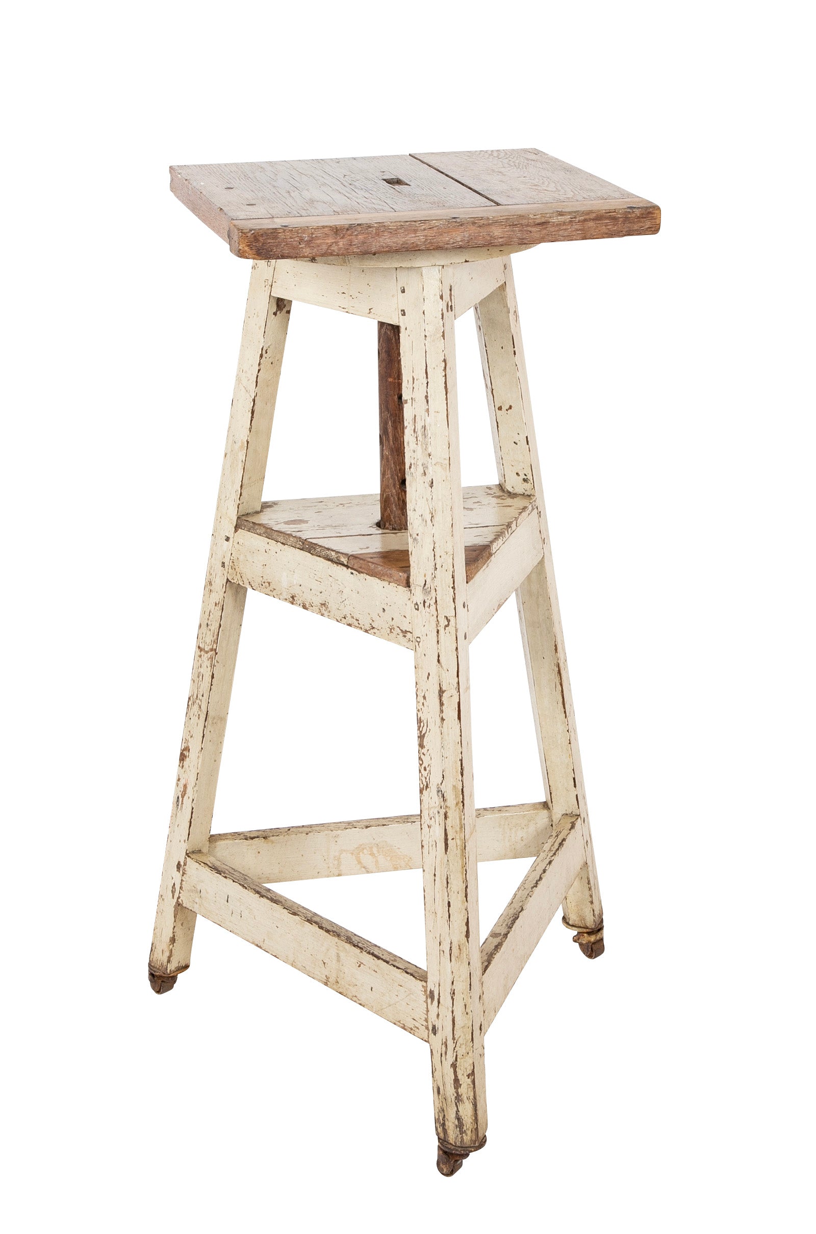 Sculptor's Wooden Saddle