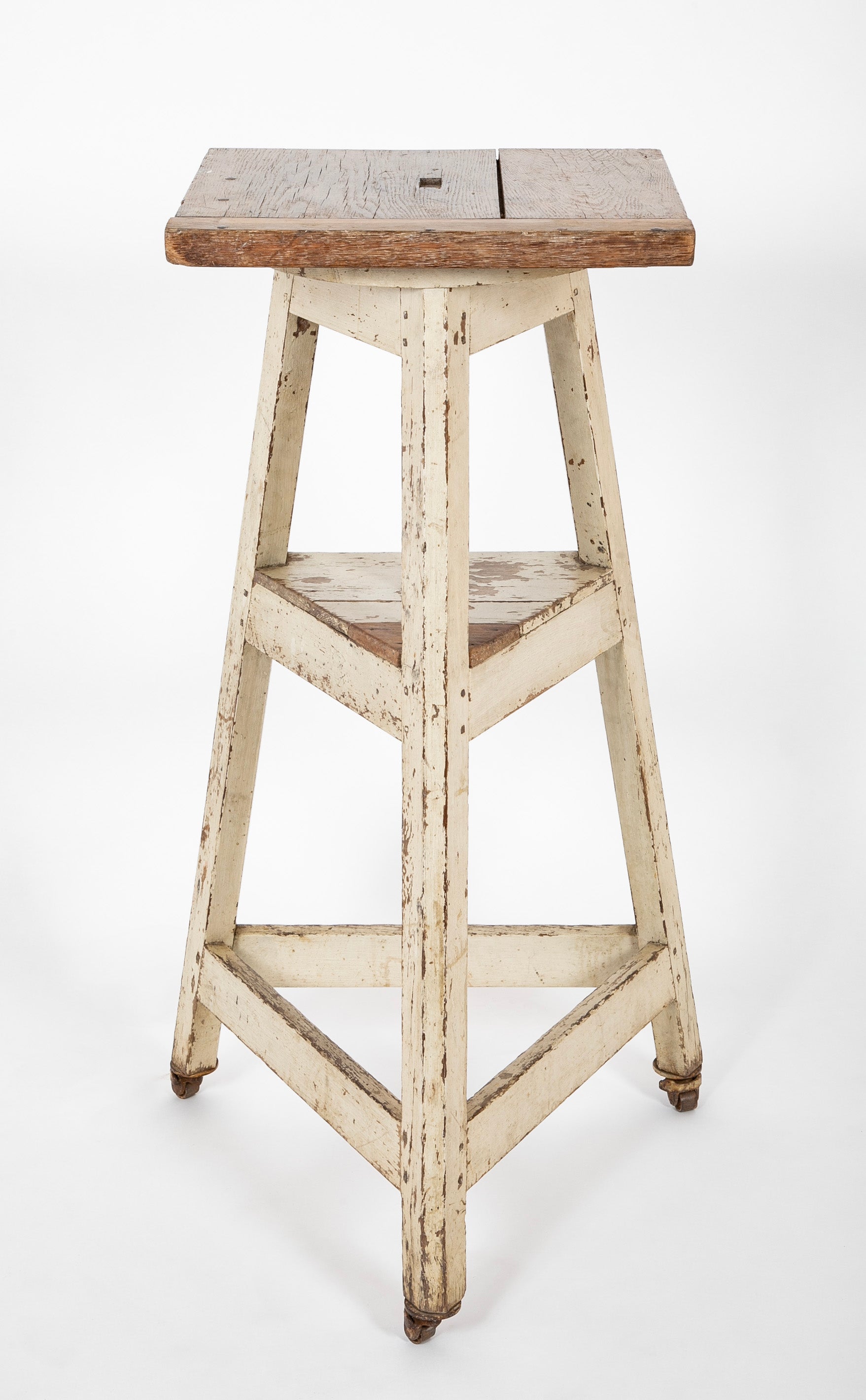 Sculptor's Wooden Saddle