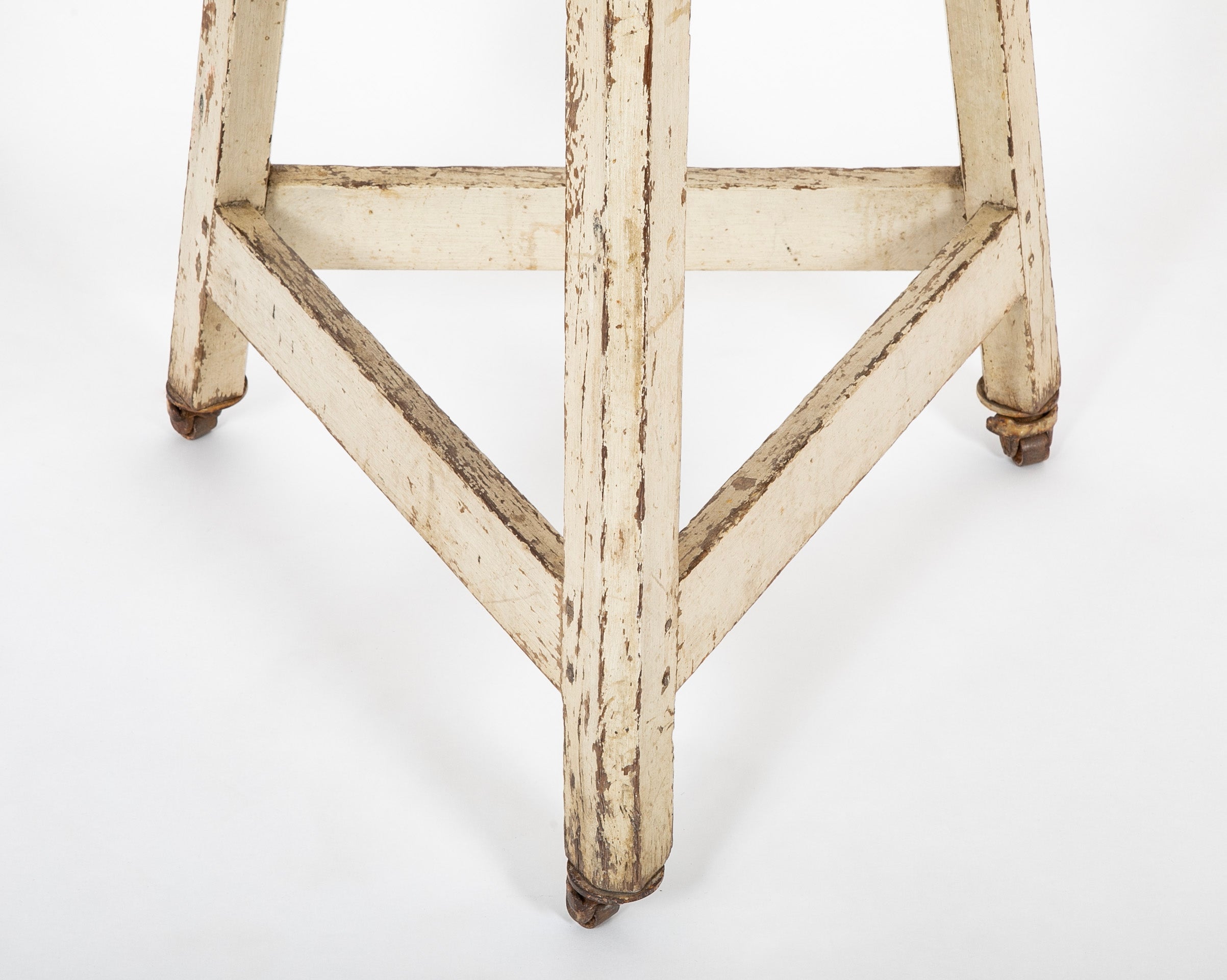Sculptor's Wooden Saddle