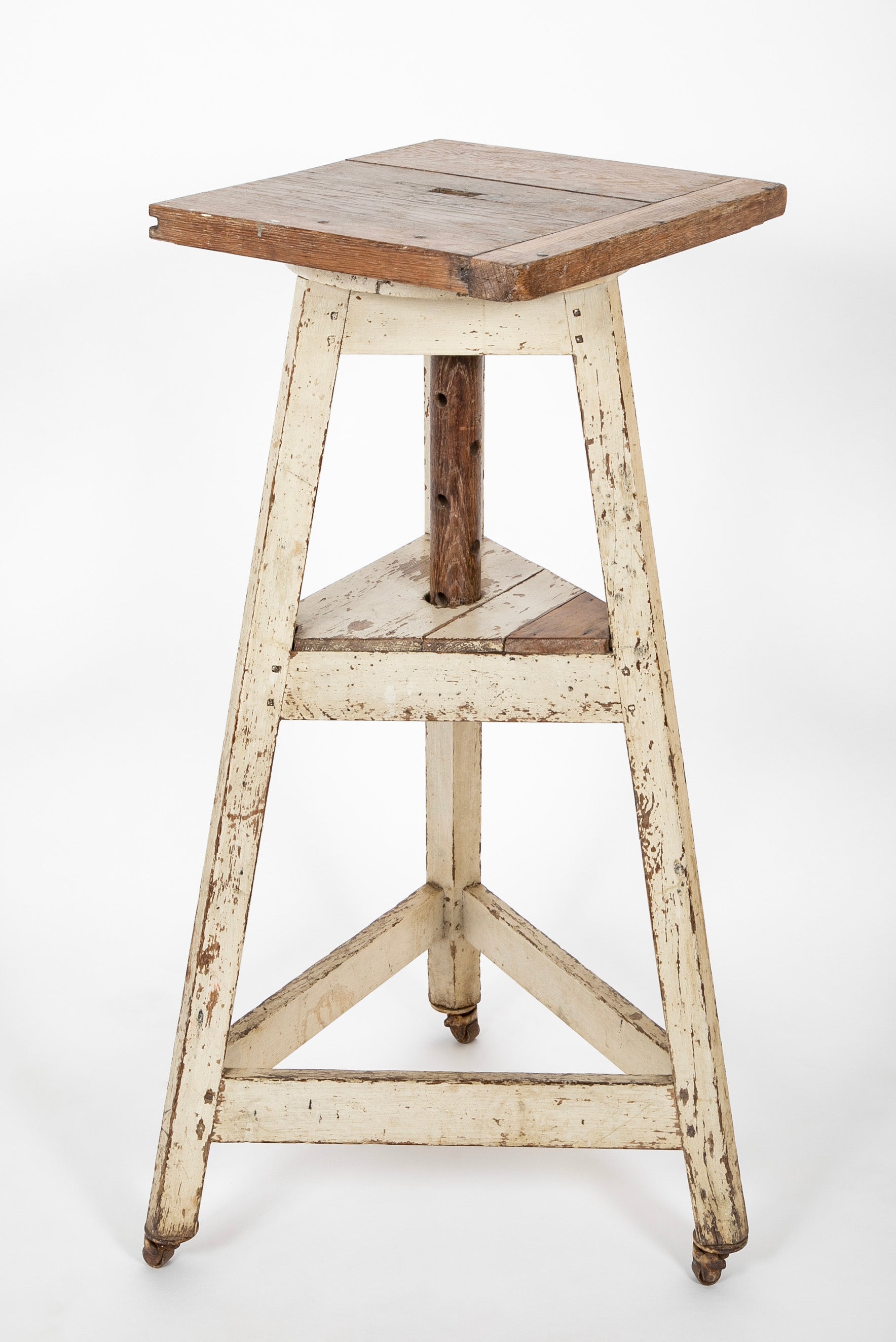 Sculptor's Wooden Saddle