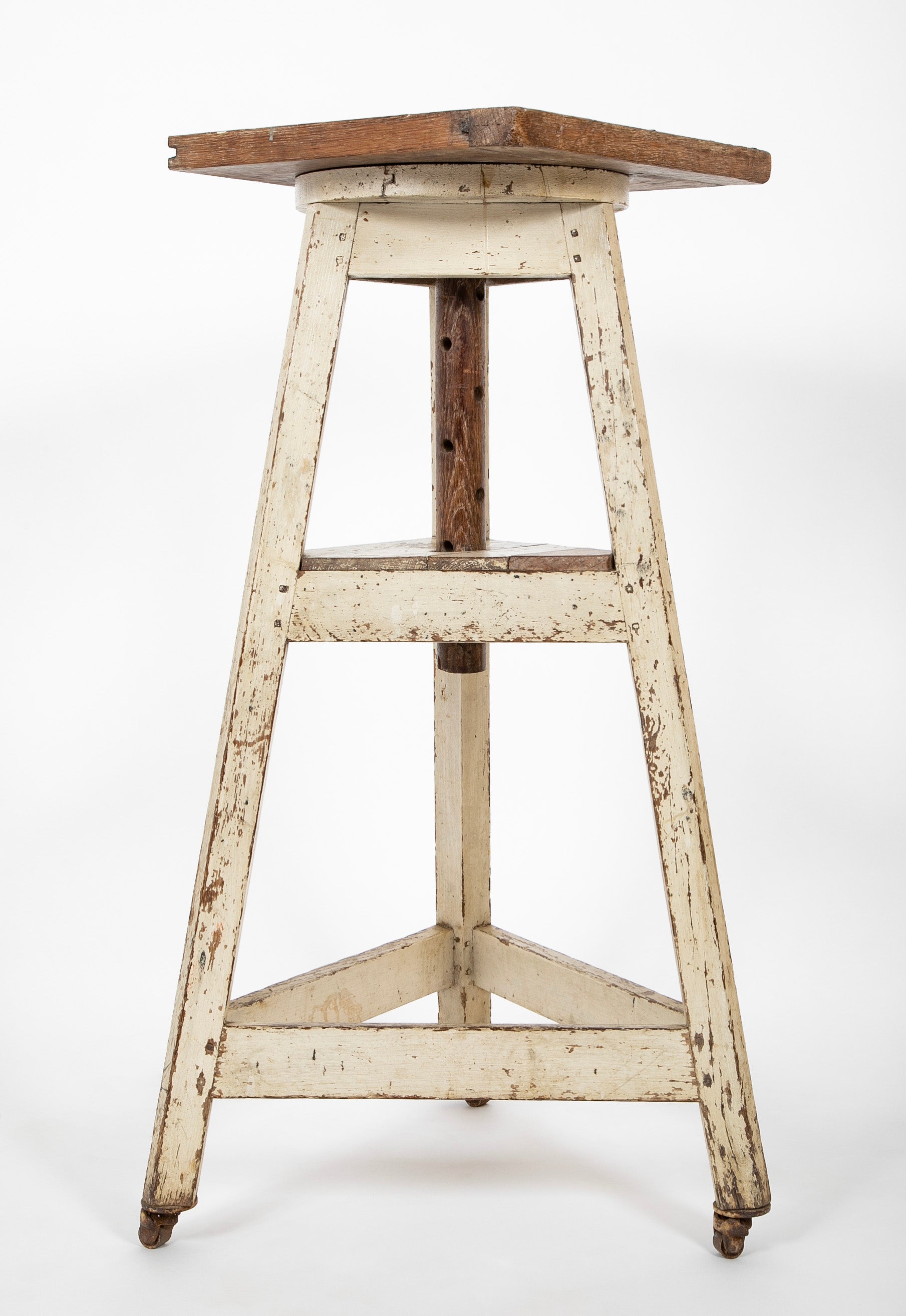 Sculptor's Wooden Saddle