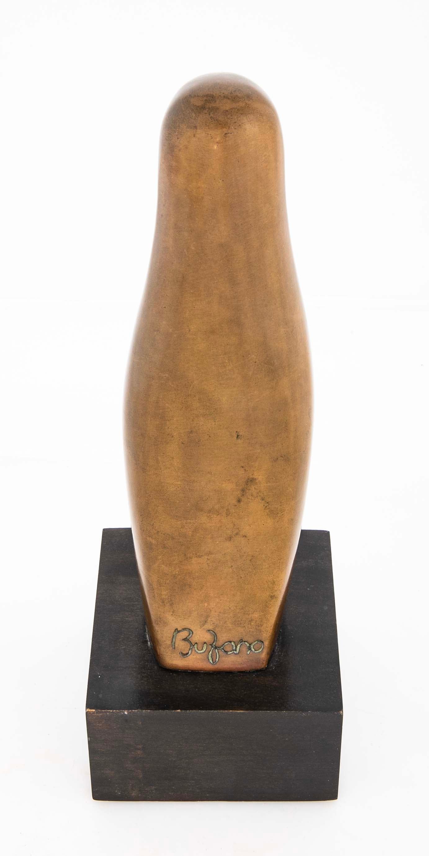 "Penguin" Patinated Bronze Sculpture by Beniamino Benevento Bufano