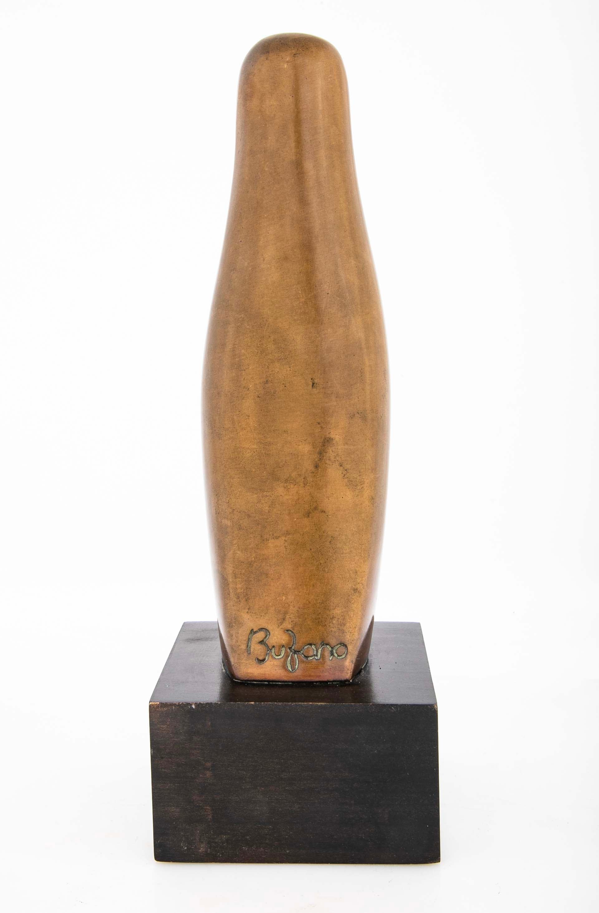 "Penguin" Patinated Bronze Sculpture by Beniamino Benevento Bufano