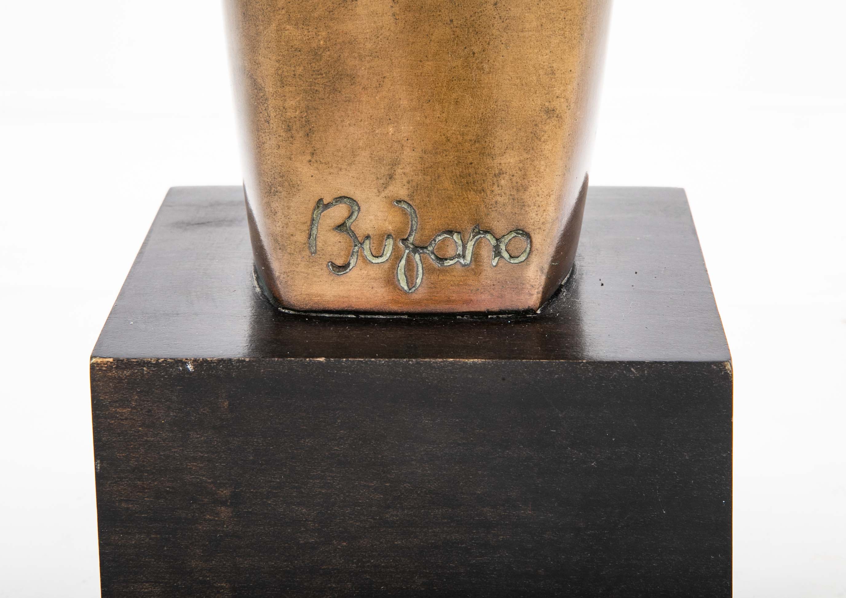 "Penguin" Patinated Bronze Sculpture by Beniamino Benevento Bufano