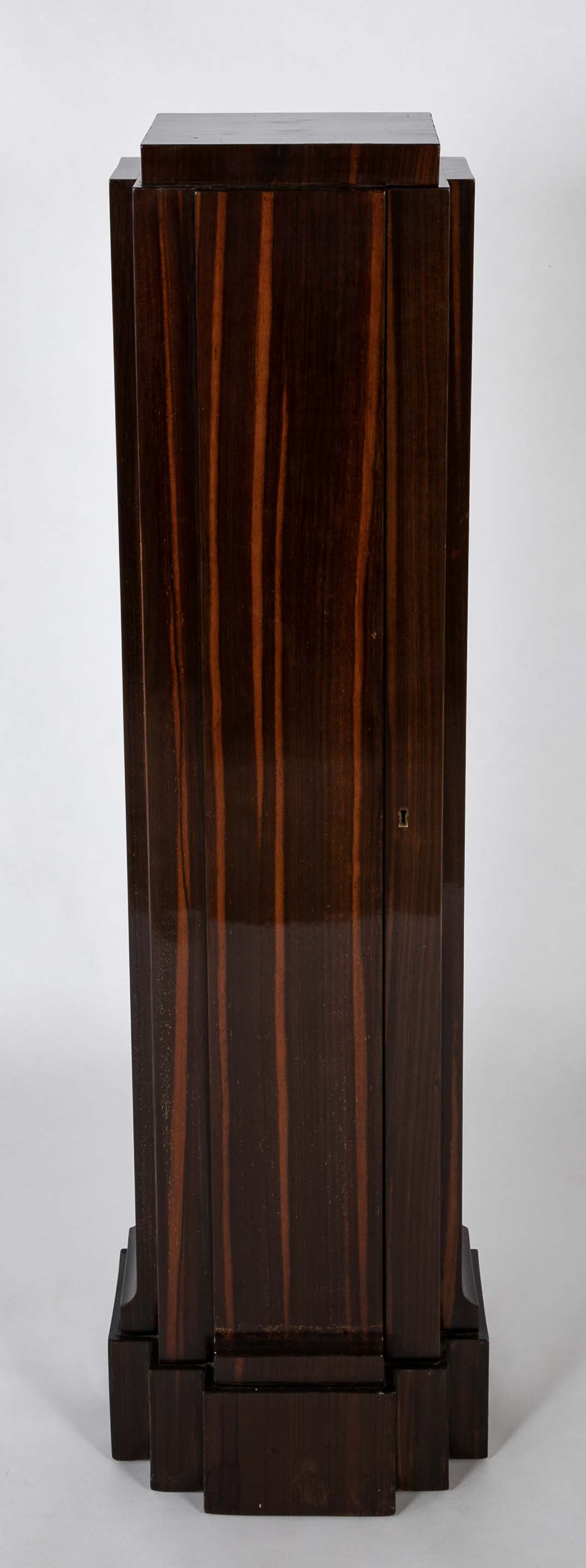 Plinth Cabinet in Macassar Ebony