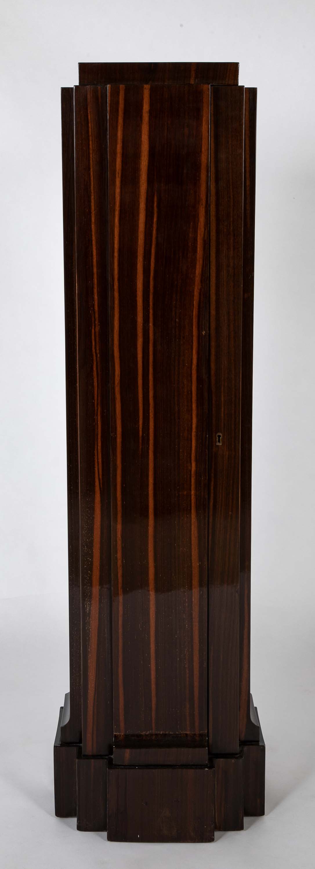 Plinth Cabinet in Macassar Ebony