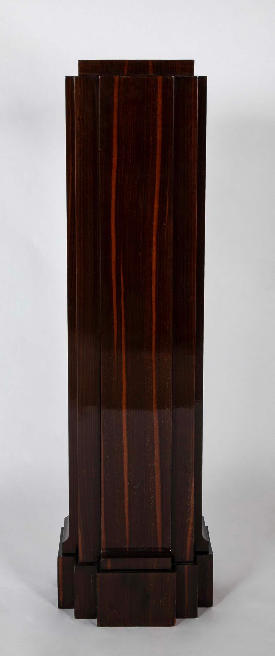Plinth Cabinet in Macassar Ebony