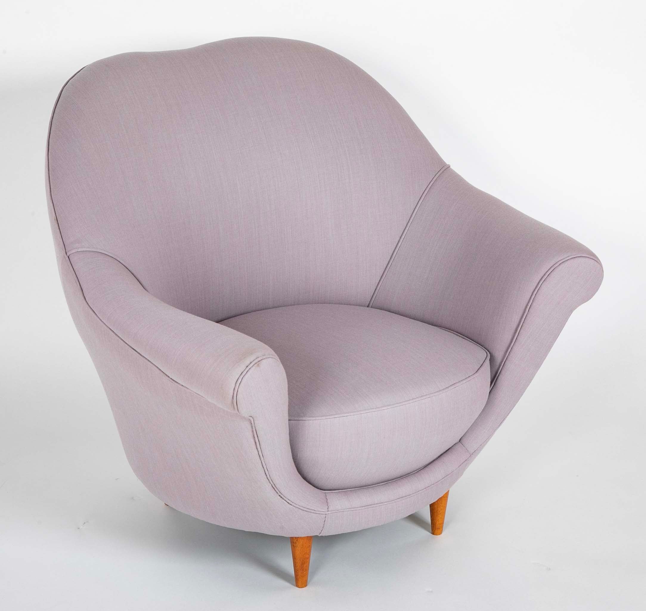 Armchair by Noted Mid-Century Italian Designer Federico Munari