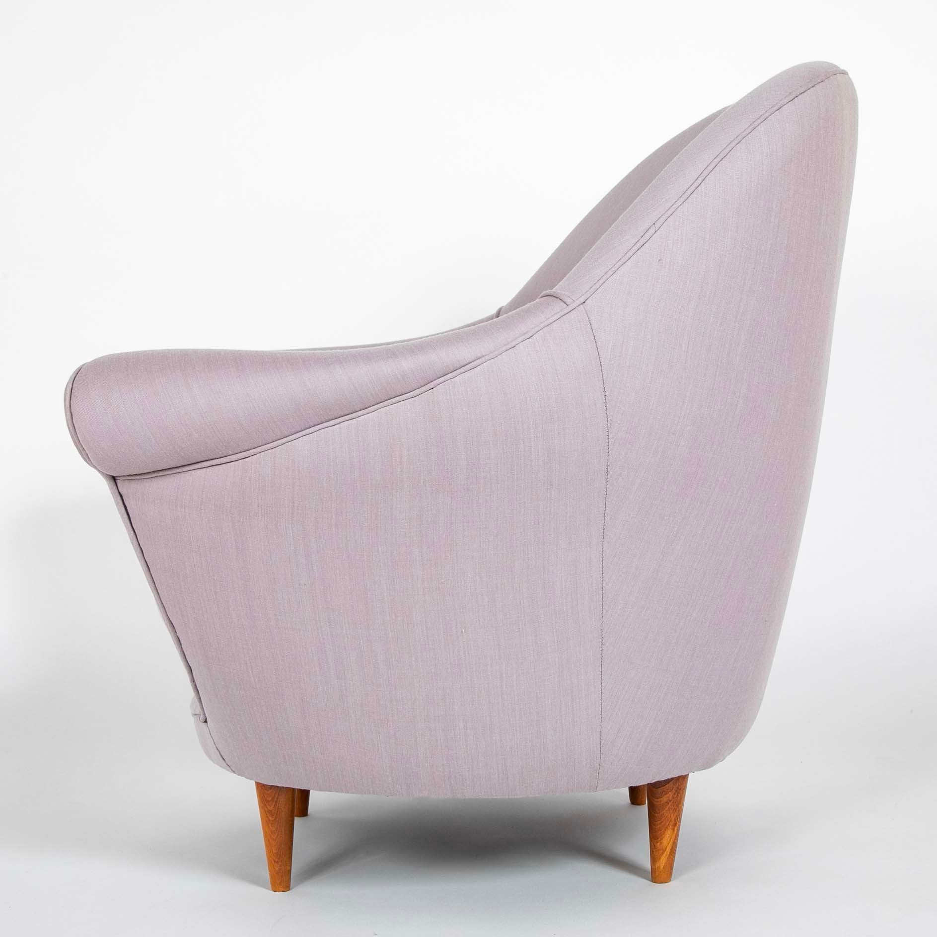 Armchair by Noted Mid-Century Italian Designer Federico Munari